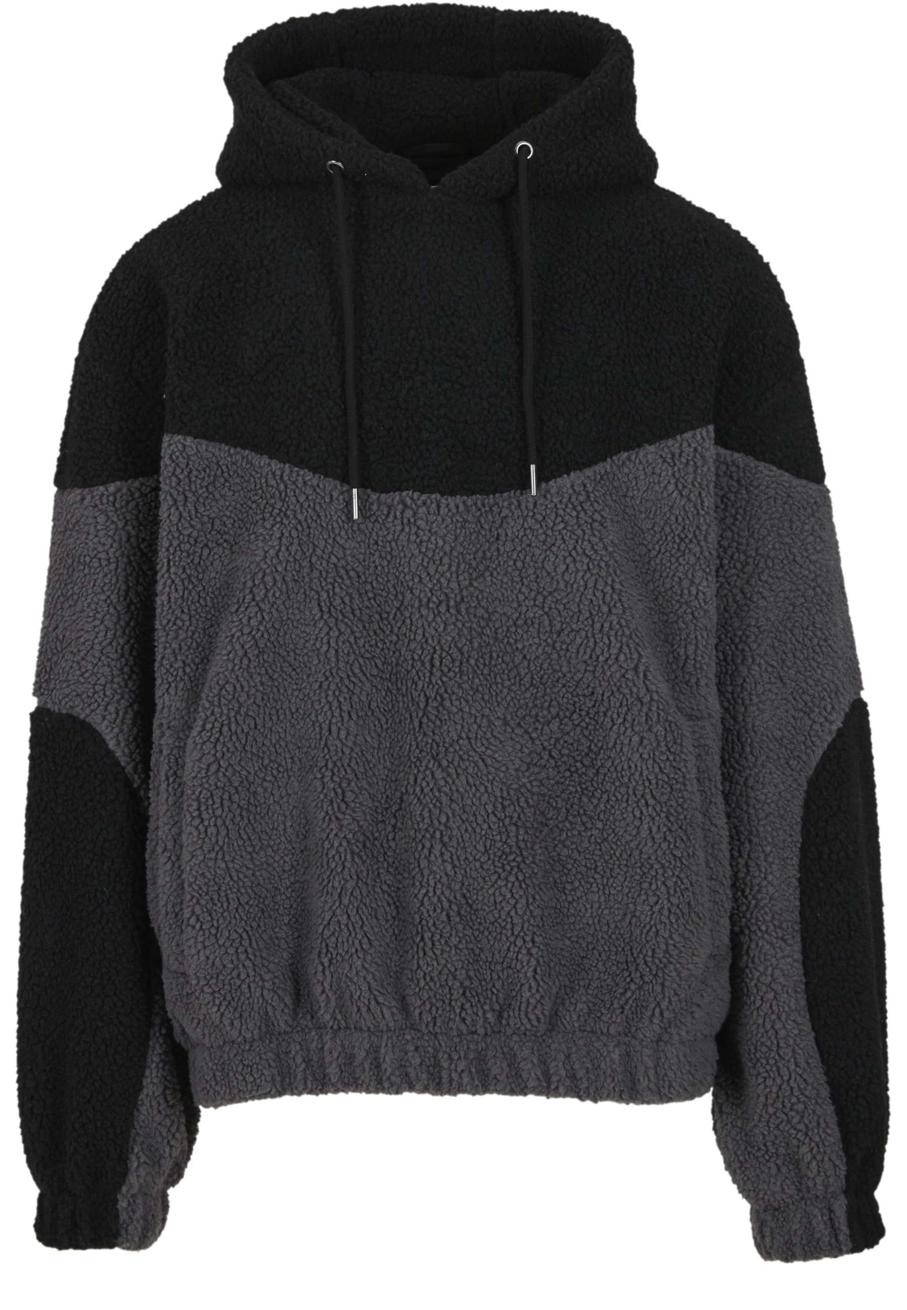 URBAN CLASSICS Kapuzensweatshirt "Urban Classics Weavy Colorblock Teddy Hoo günstig online kaufen