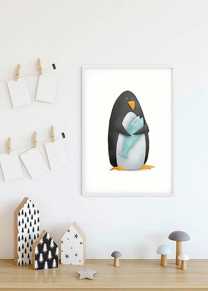 Komar Bild »Cute Animal Penguin«, Tiere, (1 St.), Wandbild zur Dekoration - ohne Rahmen