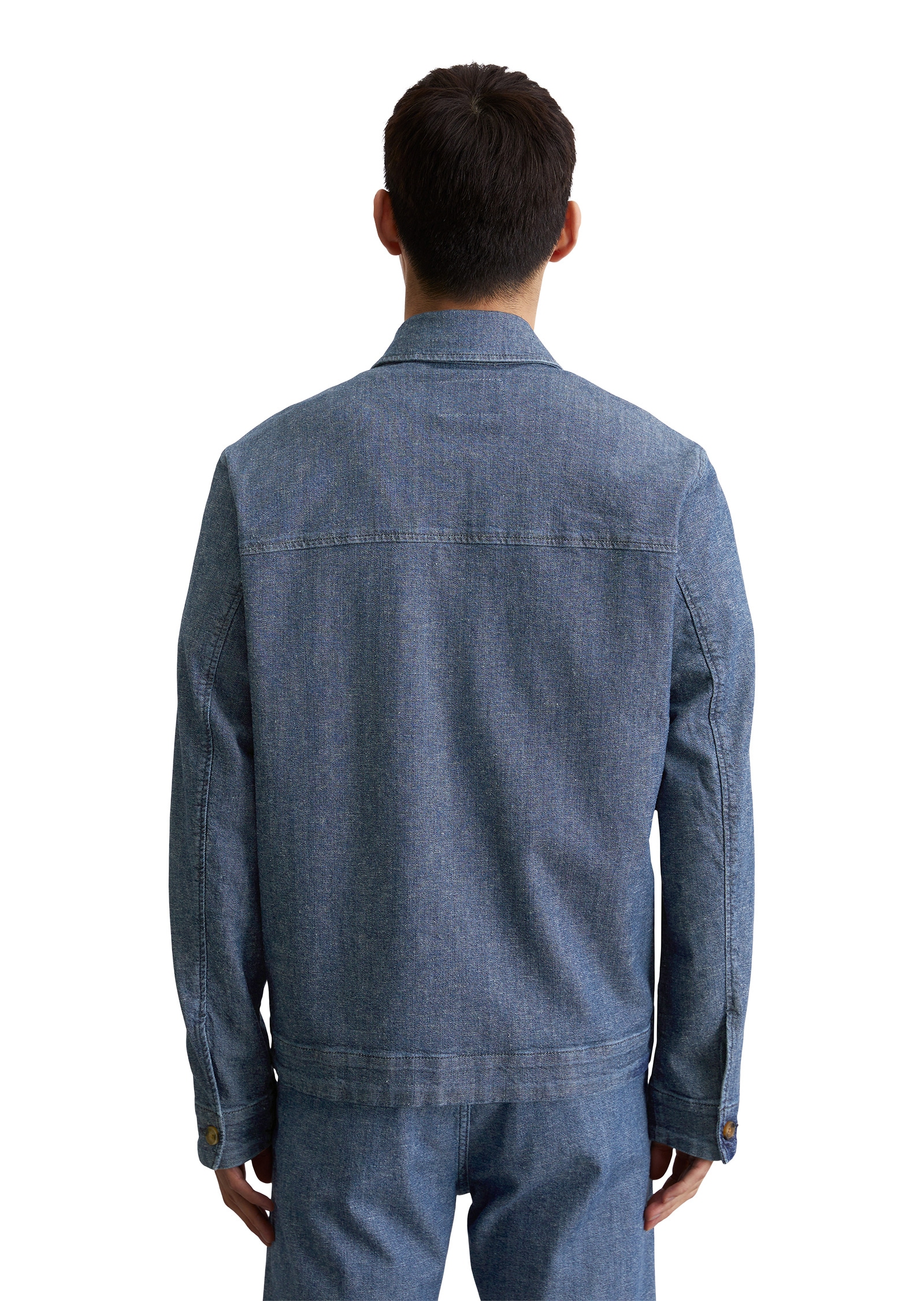 Marc O'Polo Jeansjacke »aus Bio-Baumwoll-Hanf-Mix«