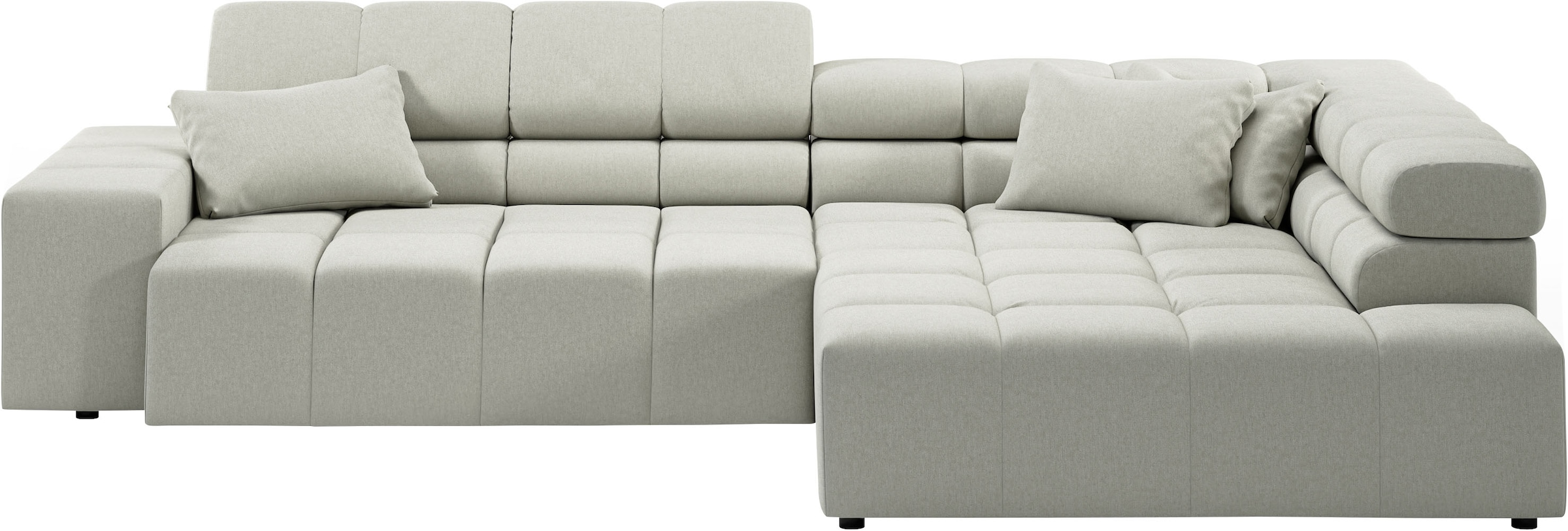INOSIGN Ecksofa "Ancona incl. Kopfteilverstellung, Breite 319cm, L-Form", w günstig online kaufen