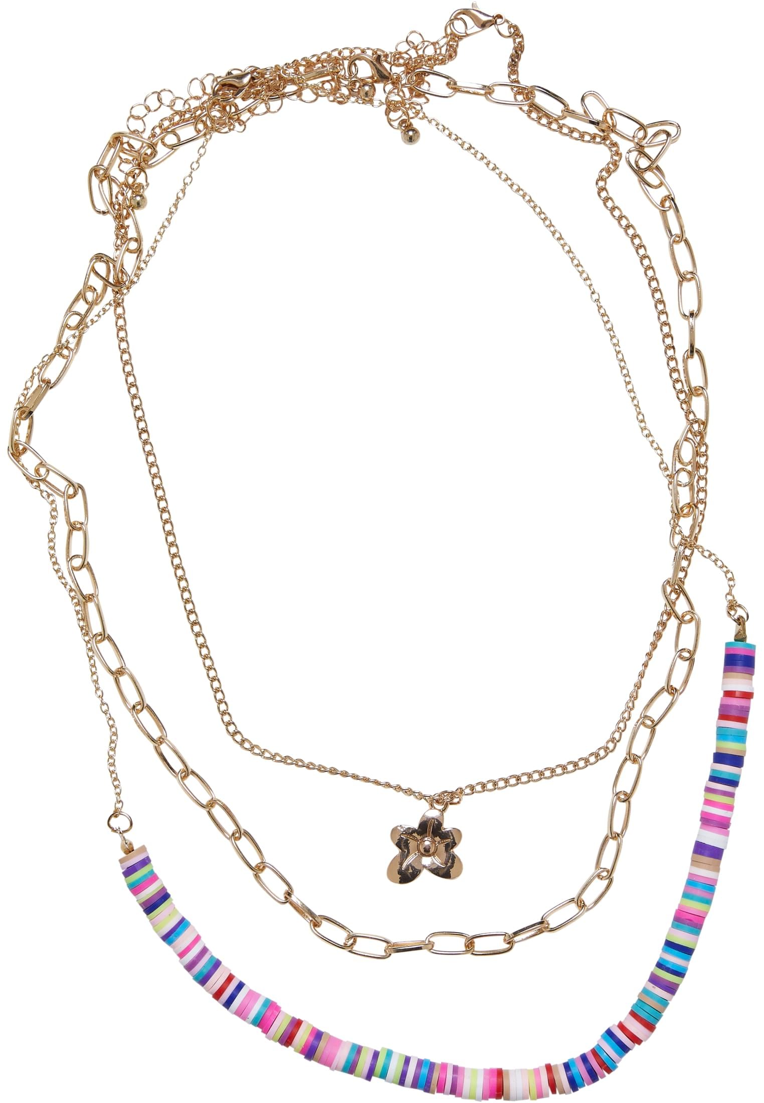 Various CLASSICS Edelstahlkette für URBAN bestellen Flower Bead Necklace Layering »Accessoires | 3-Pack« BAUR
