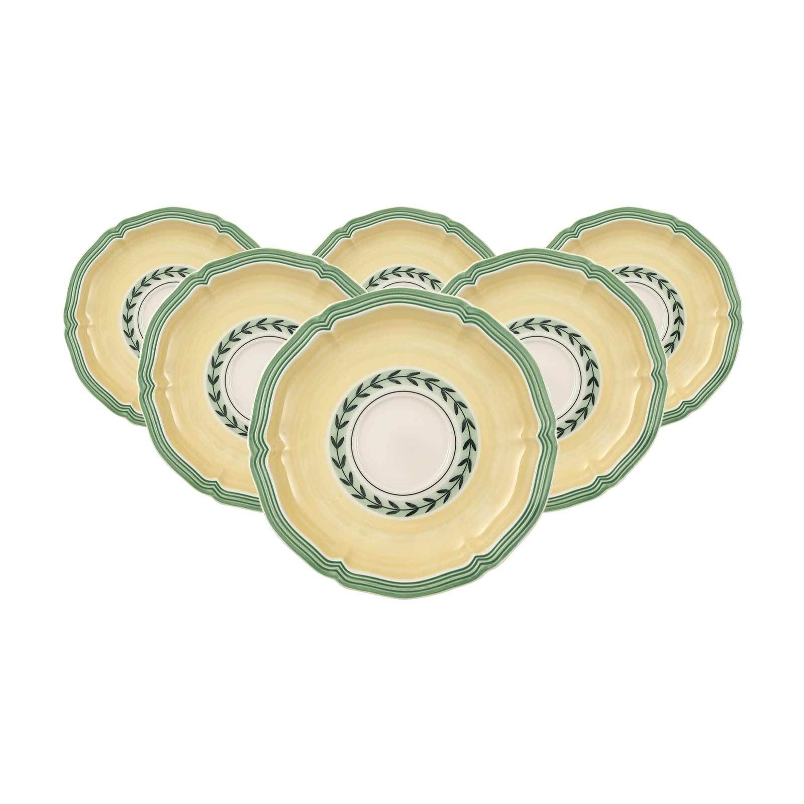 Villeroy & Boch Untertasse "Kaffee-/Teeuntertassen French Garden Fleurence ø 14,5 cm 6er Set bunt"