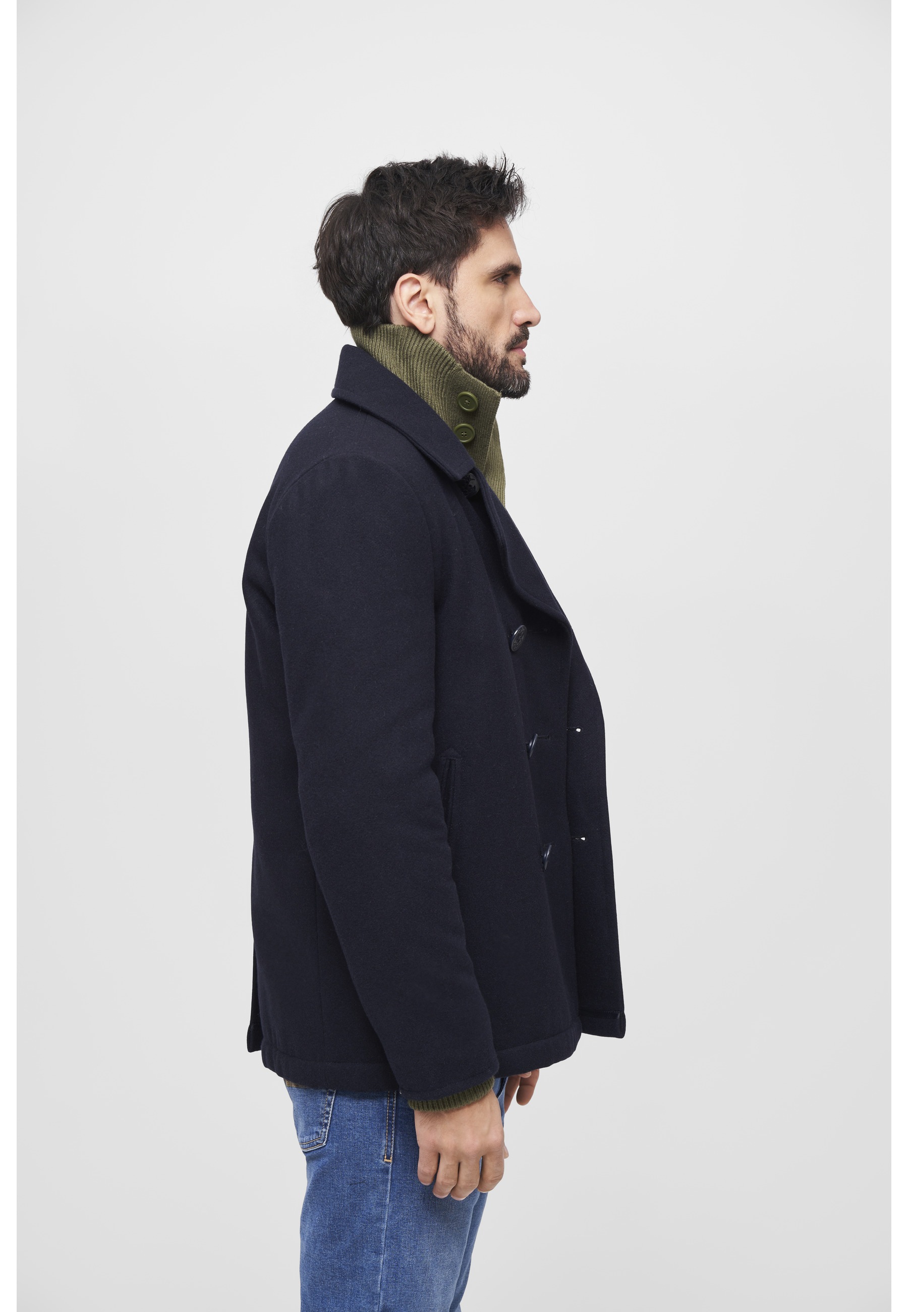 Brandit Wintermantel »Brandit Herren Pea Coat« 1 Stk. tlg. ohne Kapuze