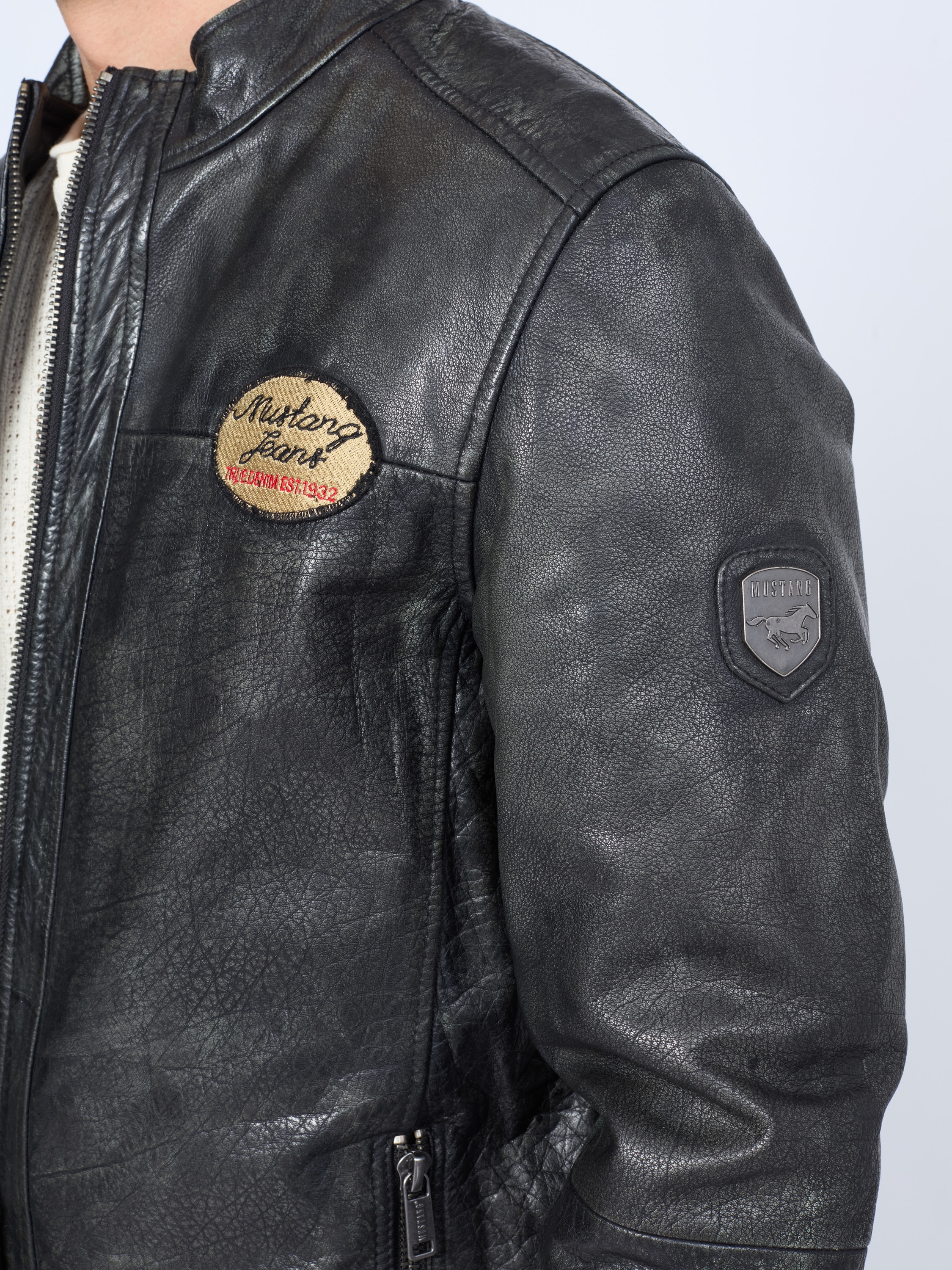 MUSTANG Lederjacke »Varberg«