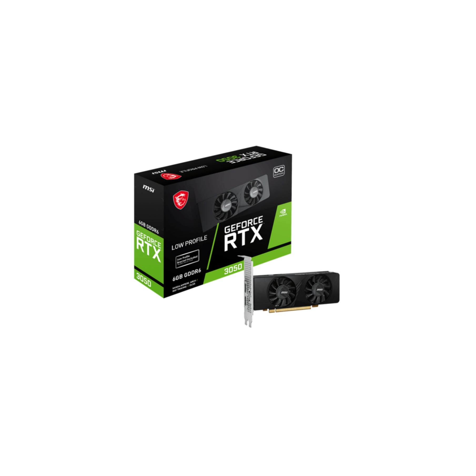 MSI Grafikkarte »GEFORCE RTX 3050 LP 6G OC«