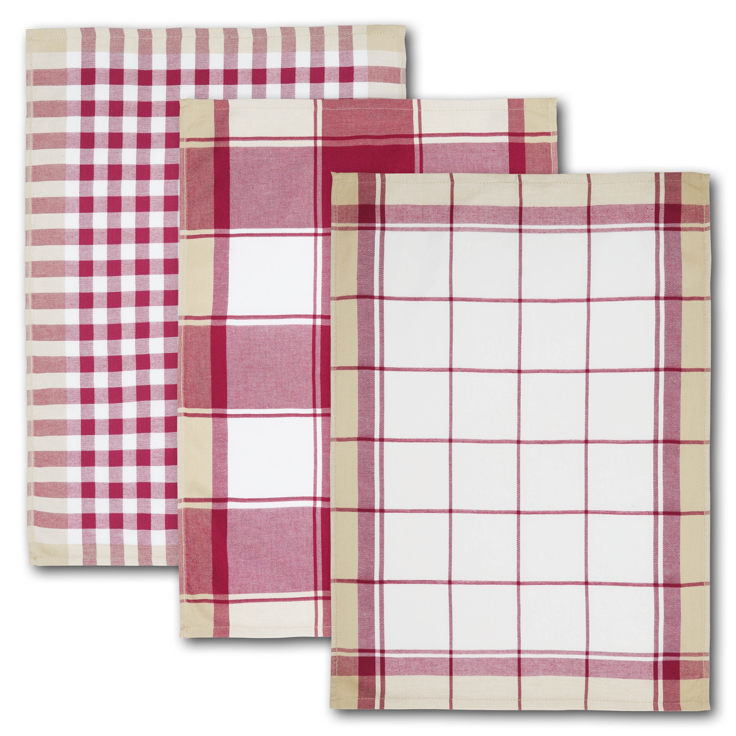 Dyckhoff Geschirrtuch "KARO, Maße je Tuch ca. 50x70 cm, aus 100% Baumwolle" günstig online kaufen