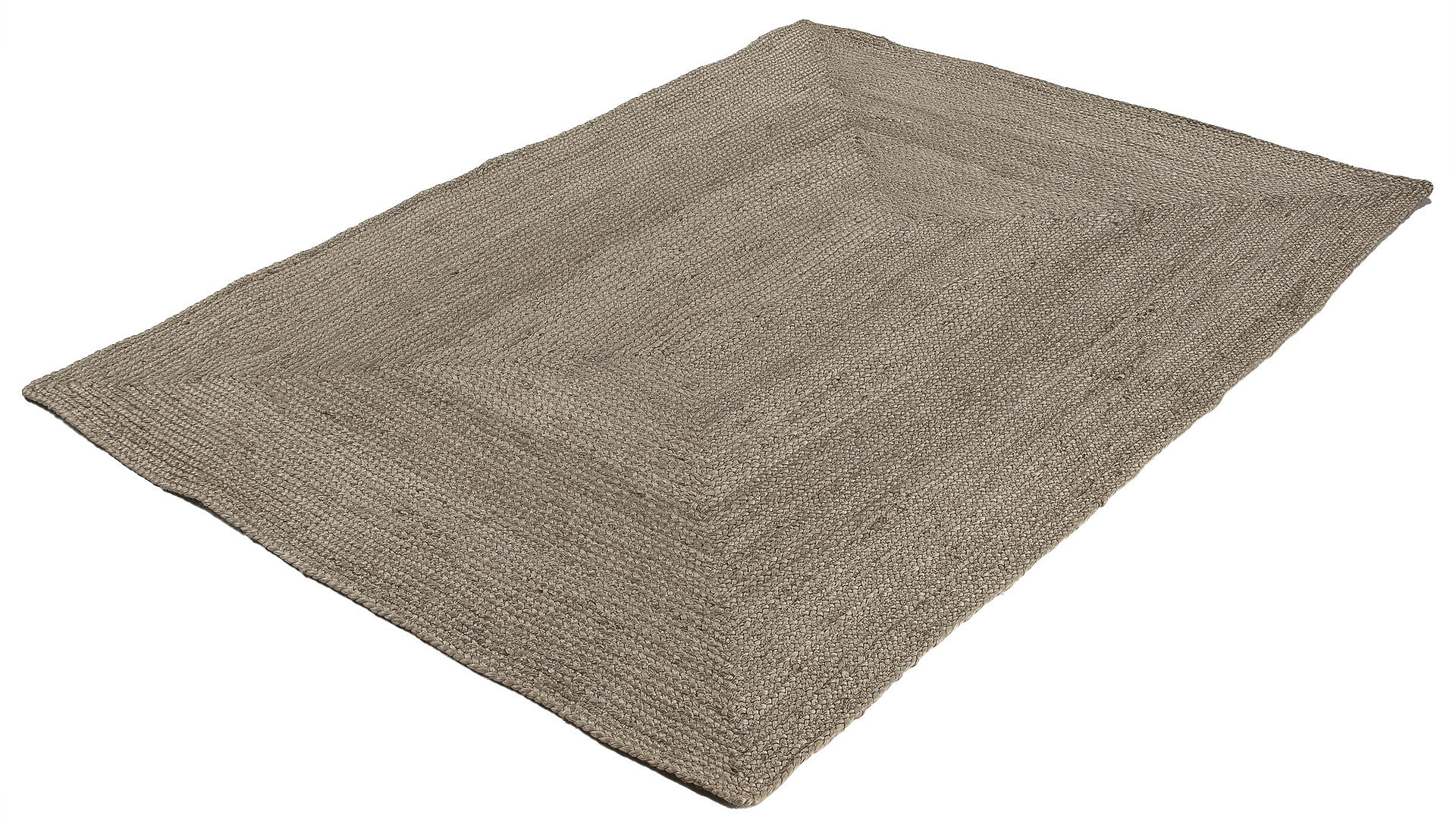 Thumbnail - carpetfine Teppich "Nele Juteteppich Naturfaser", rechteckig, 6 mm Höhe, geflochtener Wendeteppich aus 100% Jute, quadra...