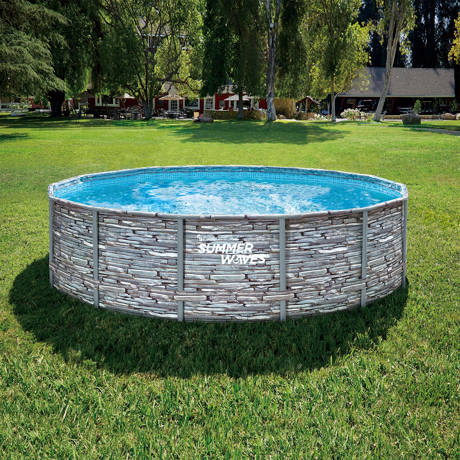 SummerWaves Framepool »Elite Frame«, (Set, 8 tlg.), ØxH: 427x107 cm