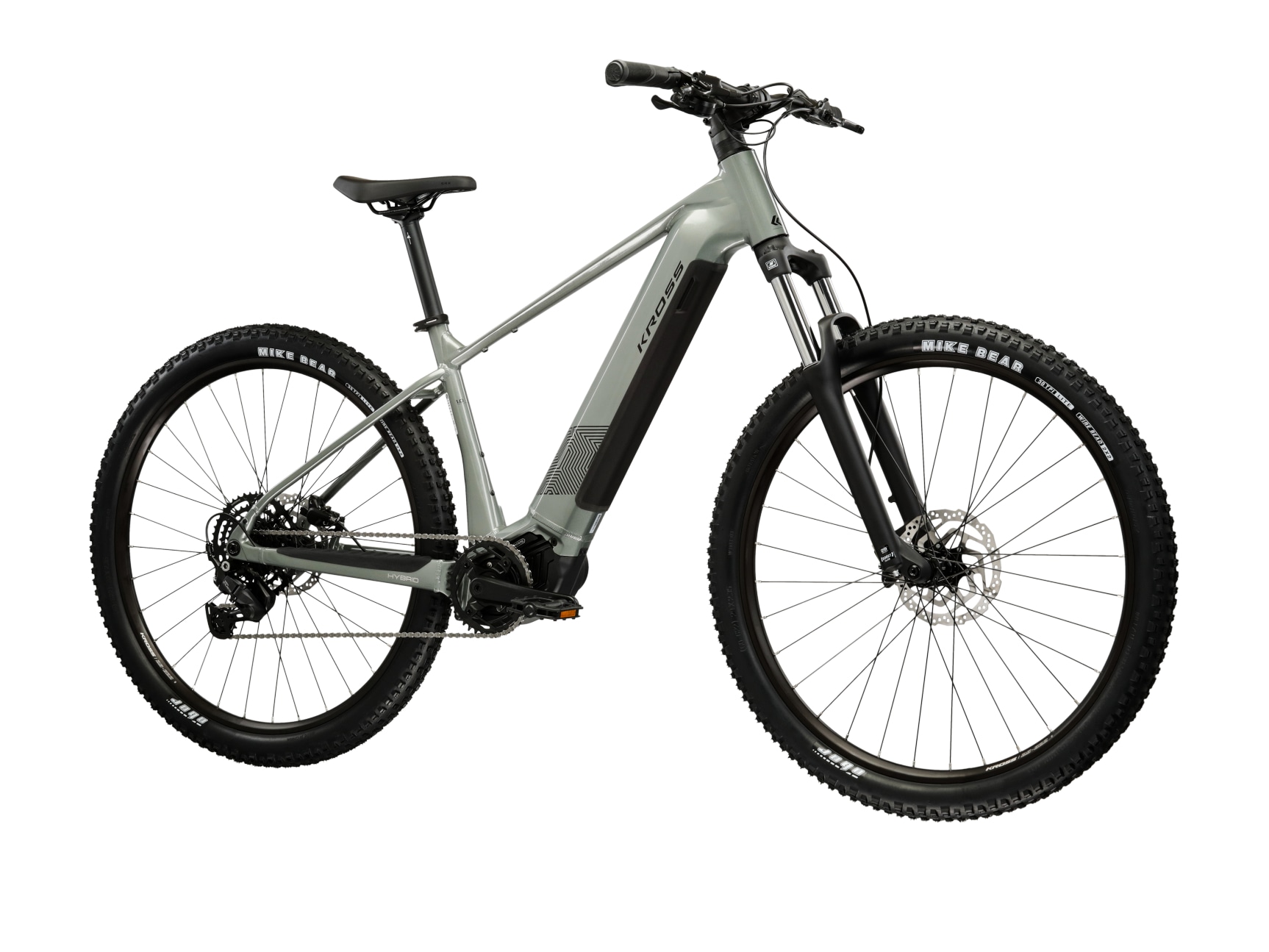 Kross »Influx Hybrid 1.0 20Ah/720Wh 29 Zoll grau 9 Gänge 2026« 9 Gang Shimano CUES U4000 Schaltwerk Kettenschaltung Mittelmotor 250 W