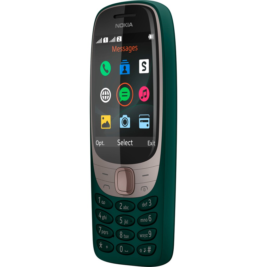 Nokia Smartphone »6310«, grün, 7,11 cm/2,8 Zoll, 0,016 GB Speicherplatz