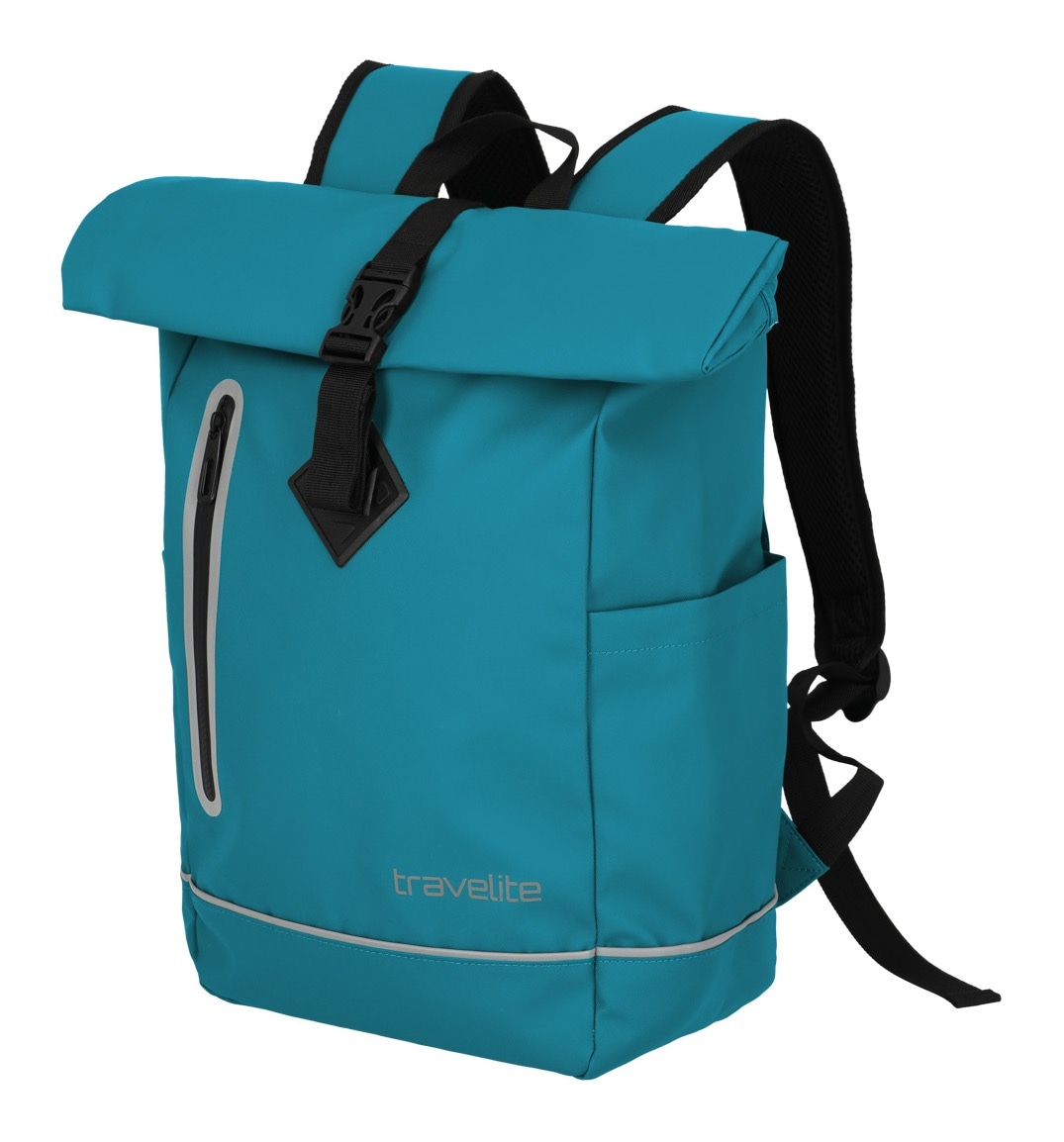 travelite Freizeitrucksack »BASICS Roll-Up Rucksack Plane«, Wanderrucksack Reiserucksack Streetpack Arbeitsrucksack