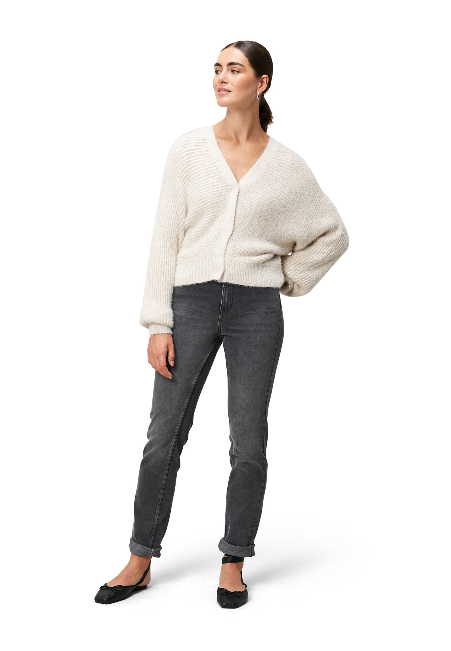Zero Strickpullover »Damen mit Pailletten«, 1 Stk.
