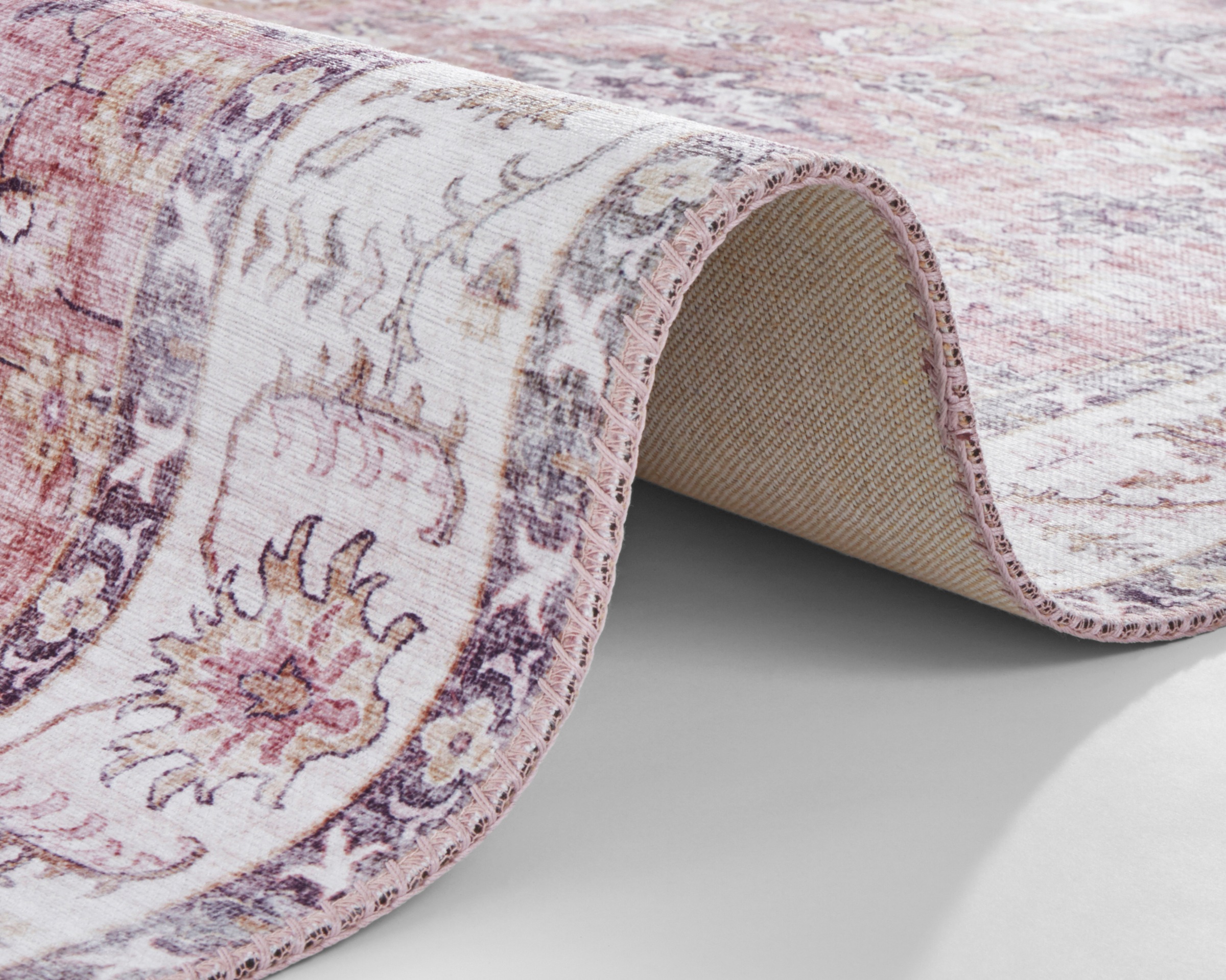NORTHRUGS Teppich »Vivana«, rechteckig, 5 mm Höhe, Orientalisch, Läufer, Vintage, Wohnzimmer, Schlafzimmer, Esszimmer