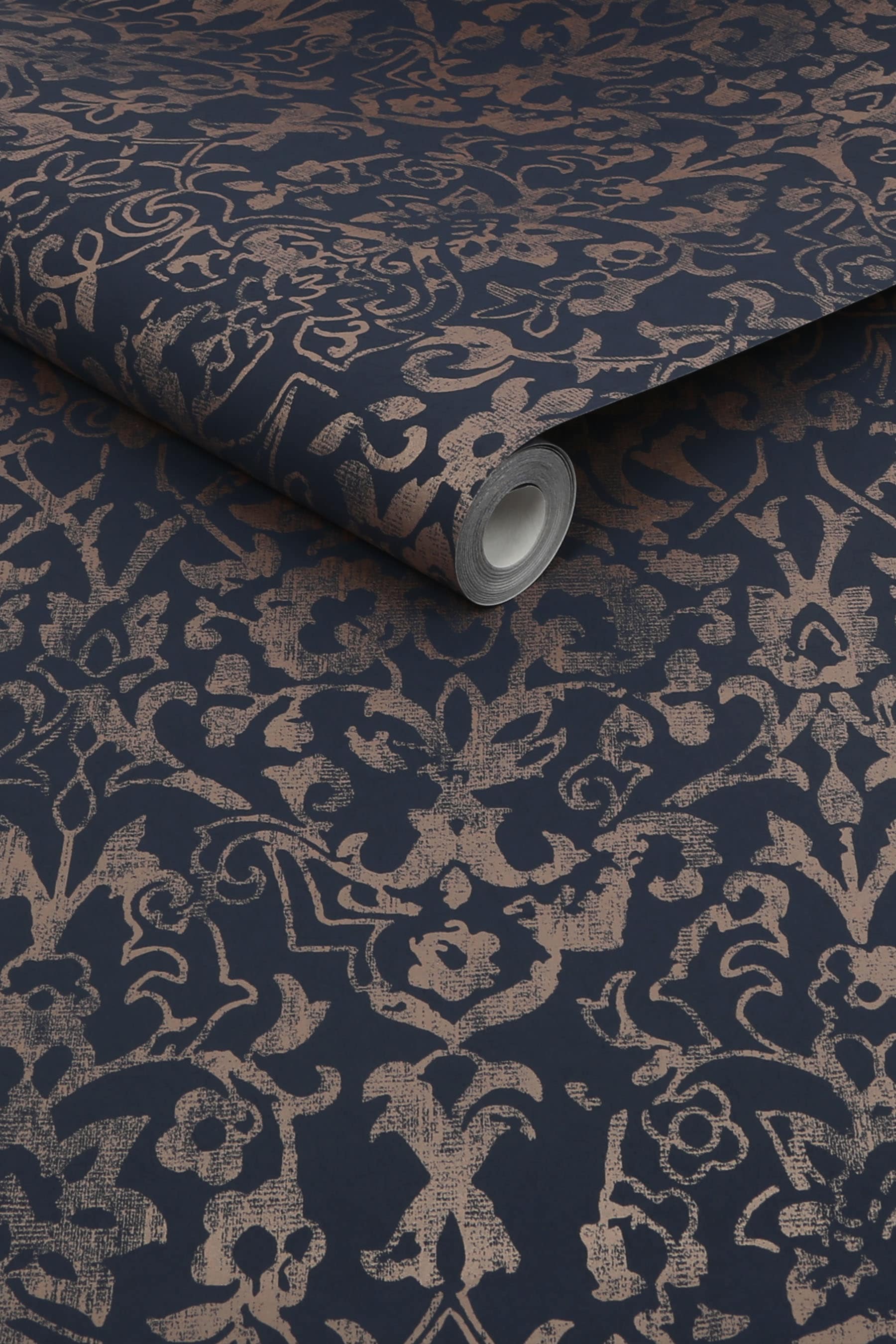 Next Vliestapete »MAJESTIC DAMASK Vliestapete 10mx52cm« Motiv texturiert Majestätischer Damast 10mx52cm