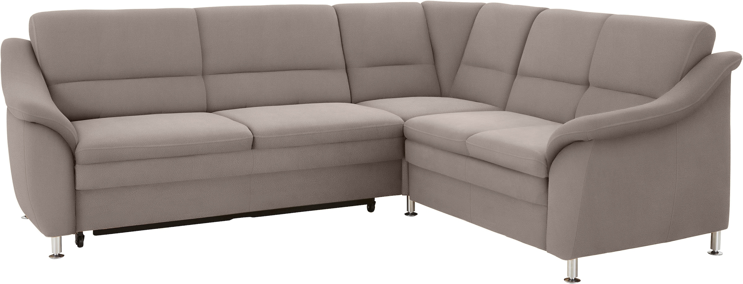 sit&more Ecksofa »Cardoso L-Form« mit Federkern, wahlweise mit Schlaffunktion und Schubkasten