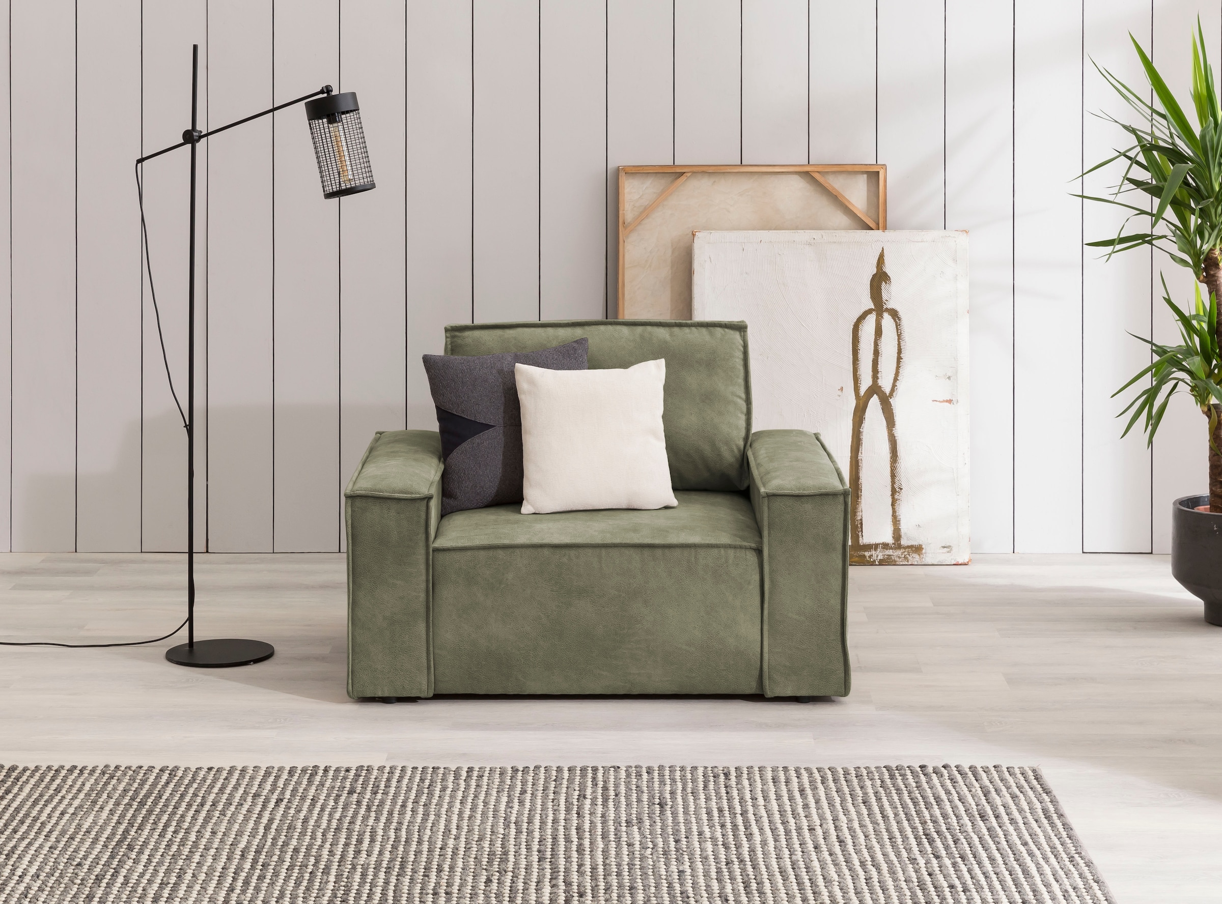 Home affaire Sessel "SHERWOOD, Love-Seat in 3 Stoffarten verfügbar", passen günstig online kaufen