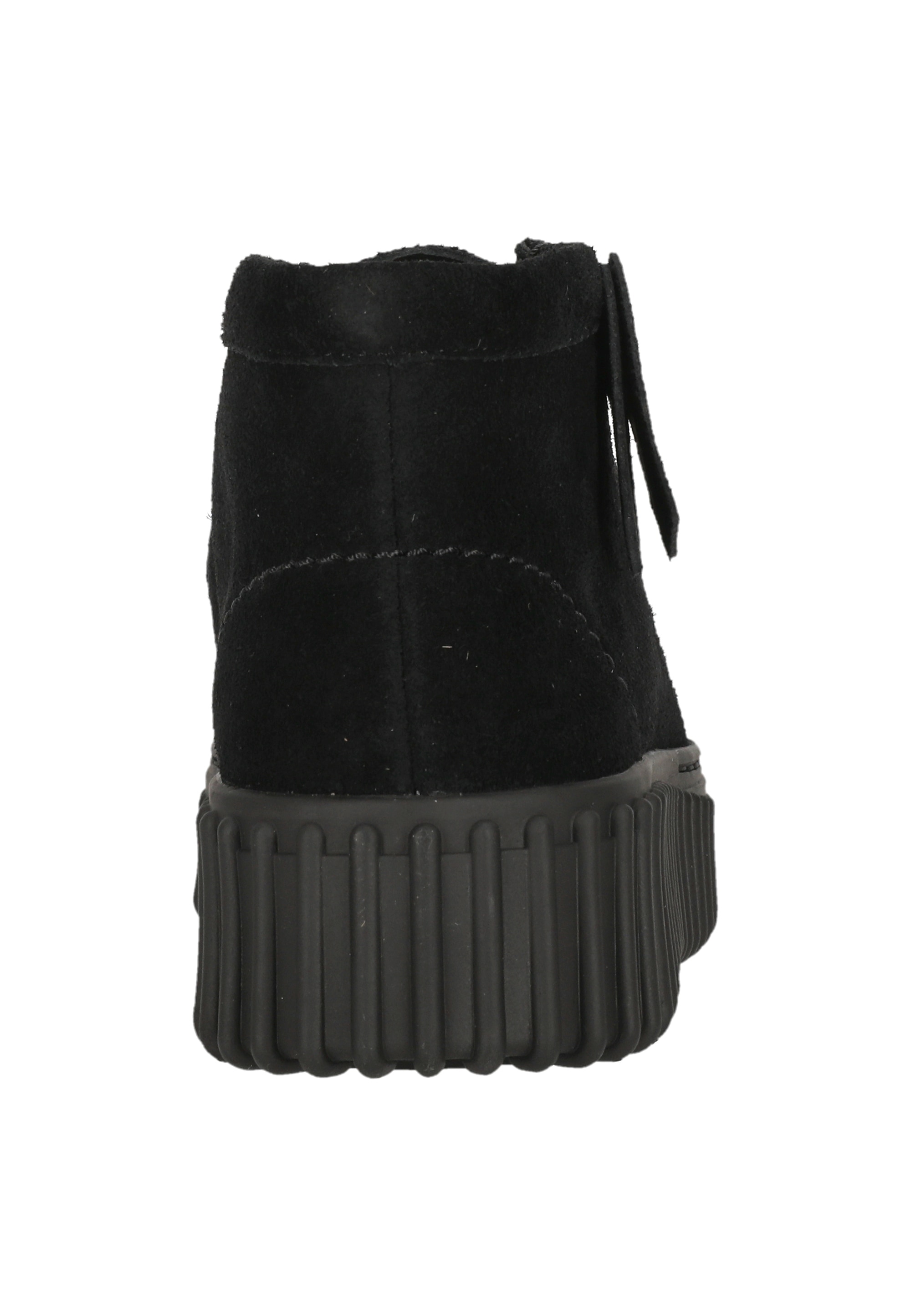 Clarks Schnürschuh »Torhill Moss Black«  mit markanter, gerippter Sohle