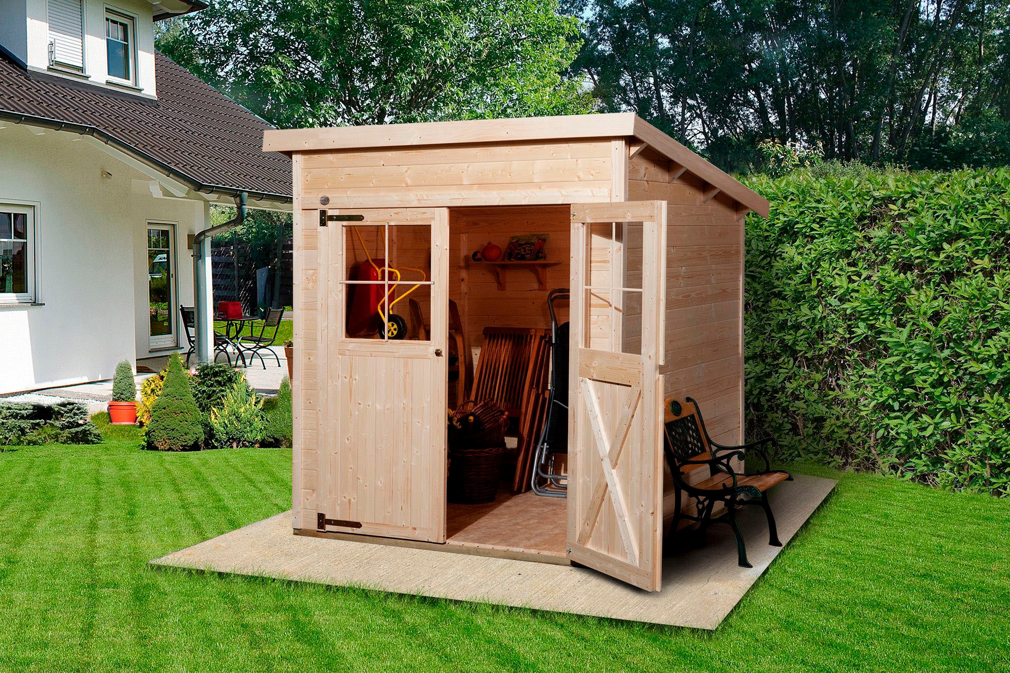 weka Gartenhaus »325 Gr.2, natur, 19 mm«