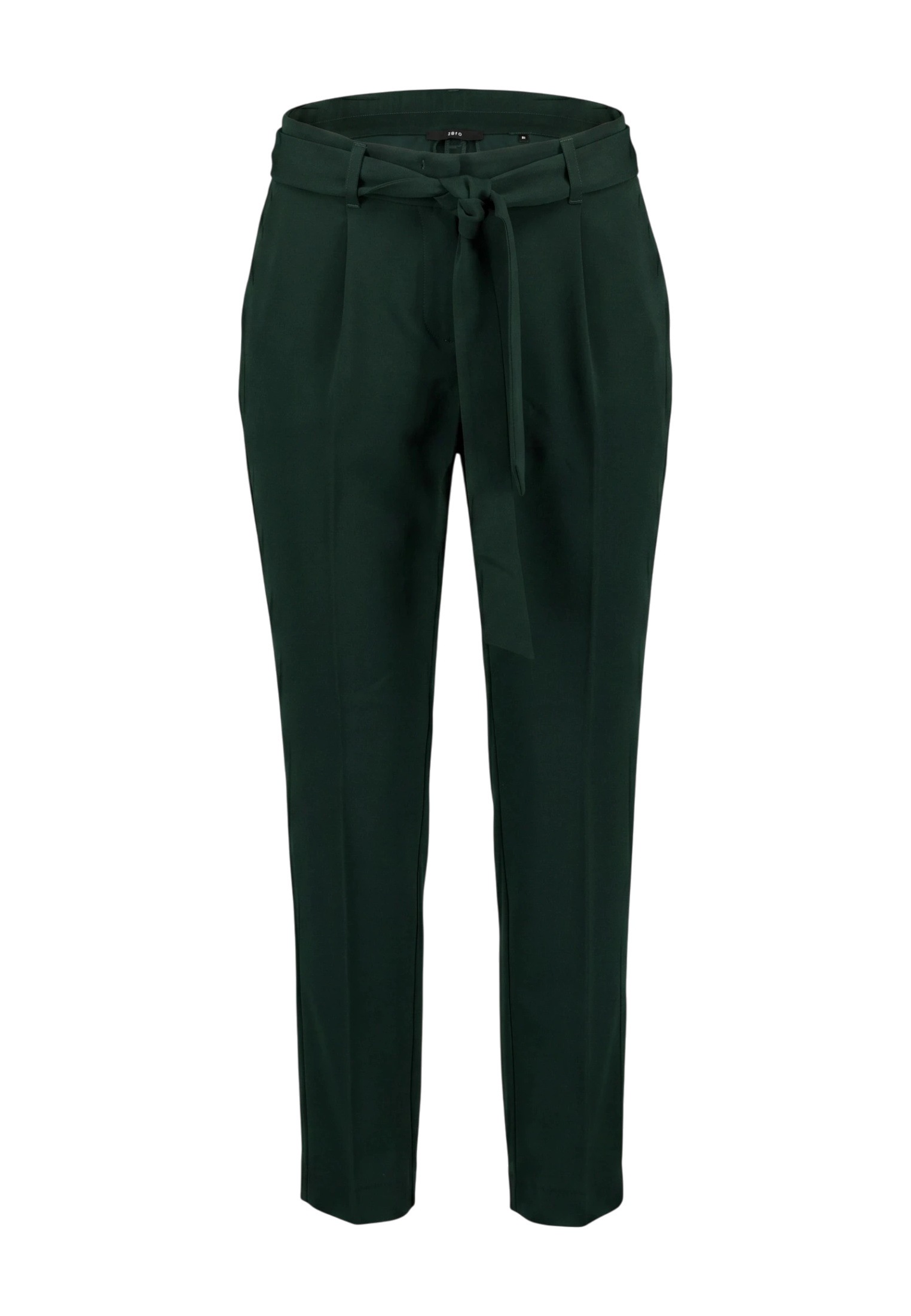 Zero Stoffhose »Damen Fit-Hose mit Bindegürtel«  Bindegürtel