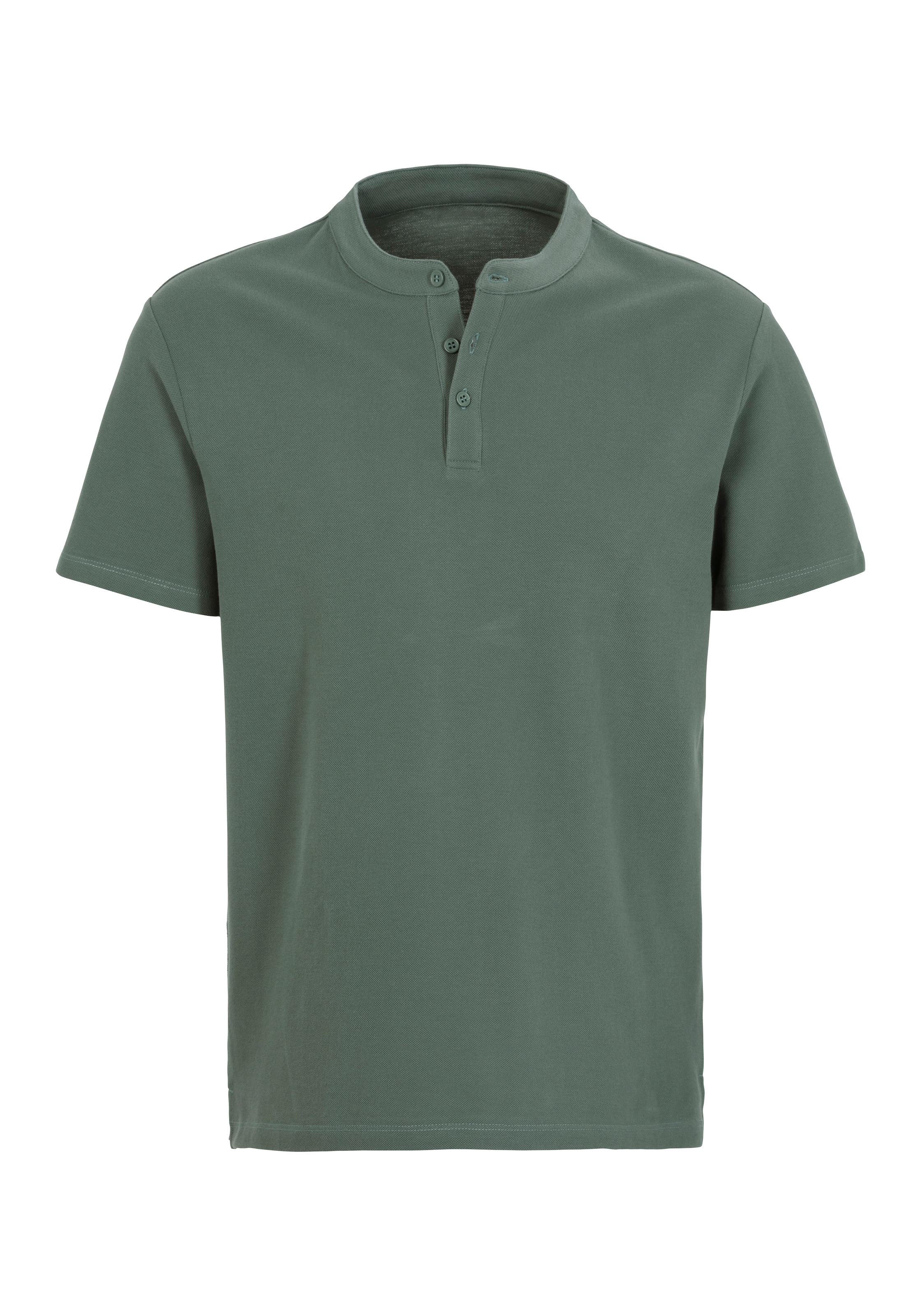 John Devin Poloshirt »mit Stehkragen,«, Regular-Fit, aus Baumwoll-Piqué