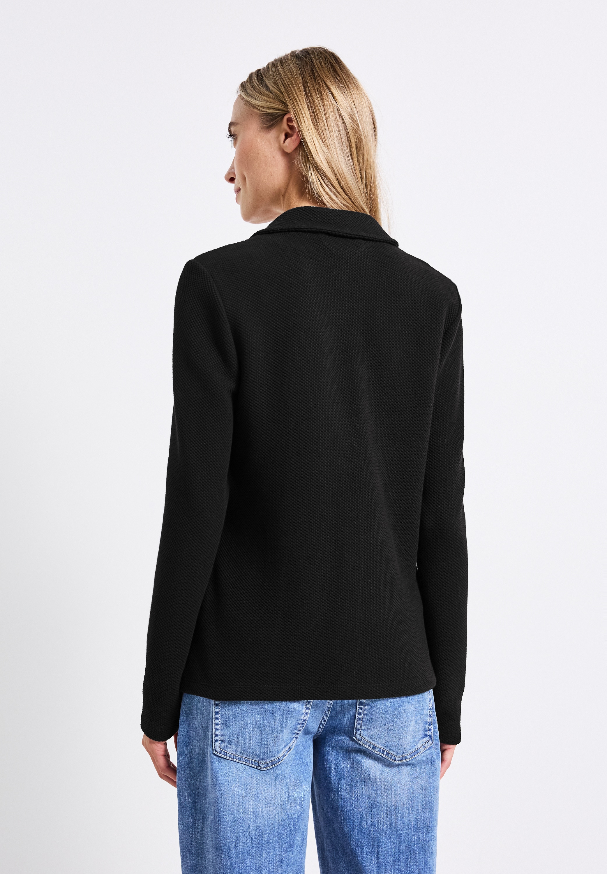 STREET ONE Kurzblazer, aus softem Materialmix