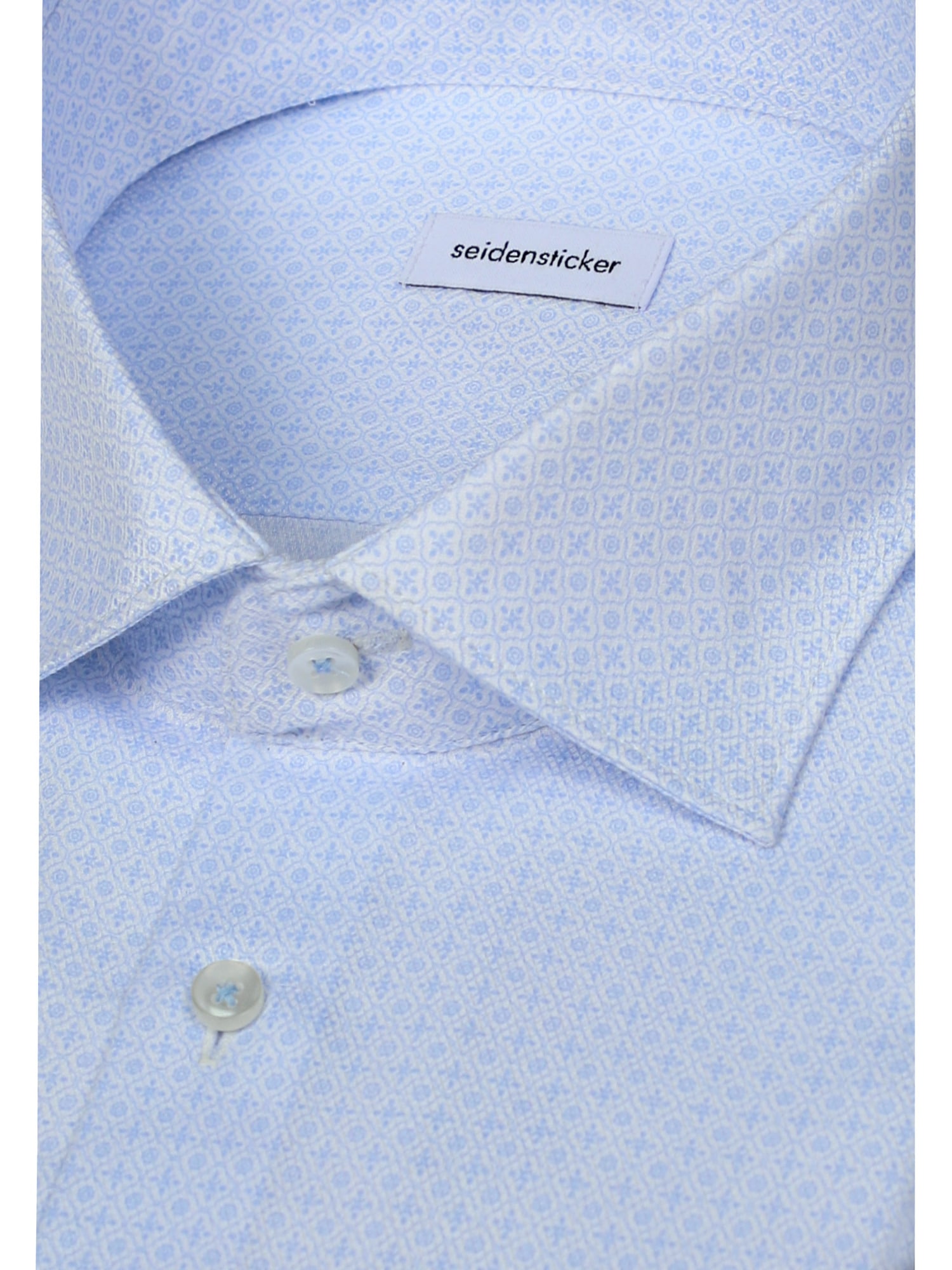 seidensticker Businesshemd »Schwarze Rose« Shaped 1/1 Extra lang Kentkragen Druck