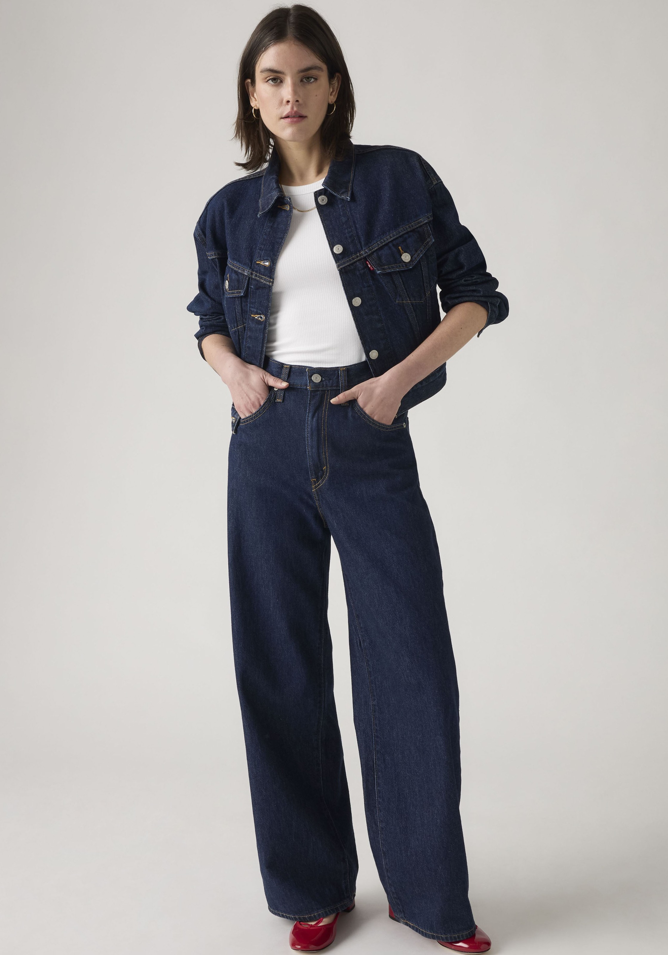 Levi's® Weite Jeans »CINCH BAGGY« Hohe Leibhöhe, weite Beinform