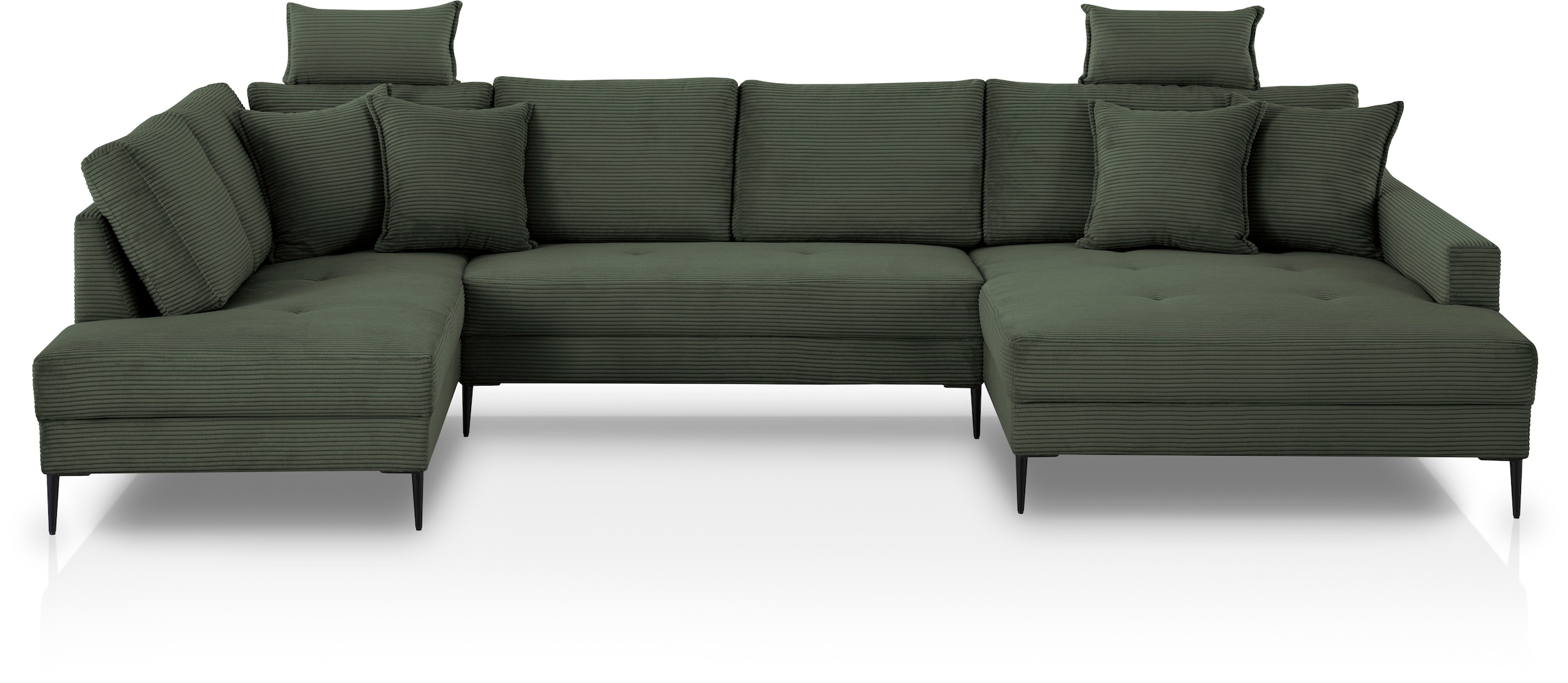 OTTO home Wohnlandschaft "Summer" U-Form, B: 360cm in Cord & Struktur
