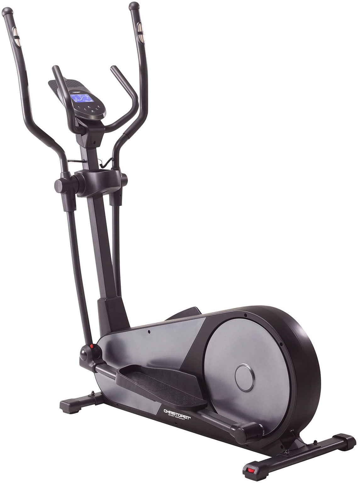 Crosstrainer-Ergometer "EL 8000", B:59cm H:166cm L:138cm, schwarz, CHRISTOPEIT SPORT, Crosstrainer, 150 kg max. Benutzergewicht, 32 Widerstandsstufen