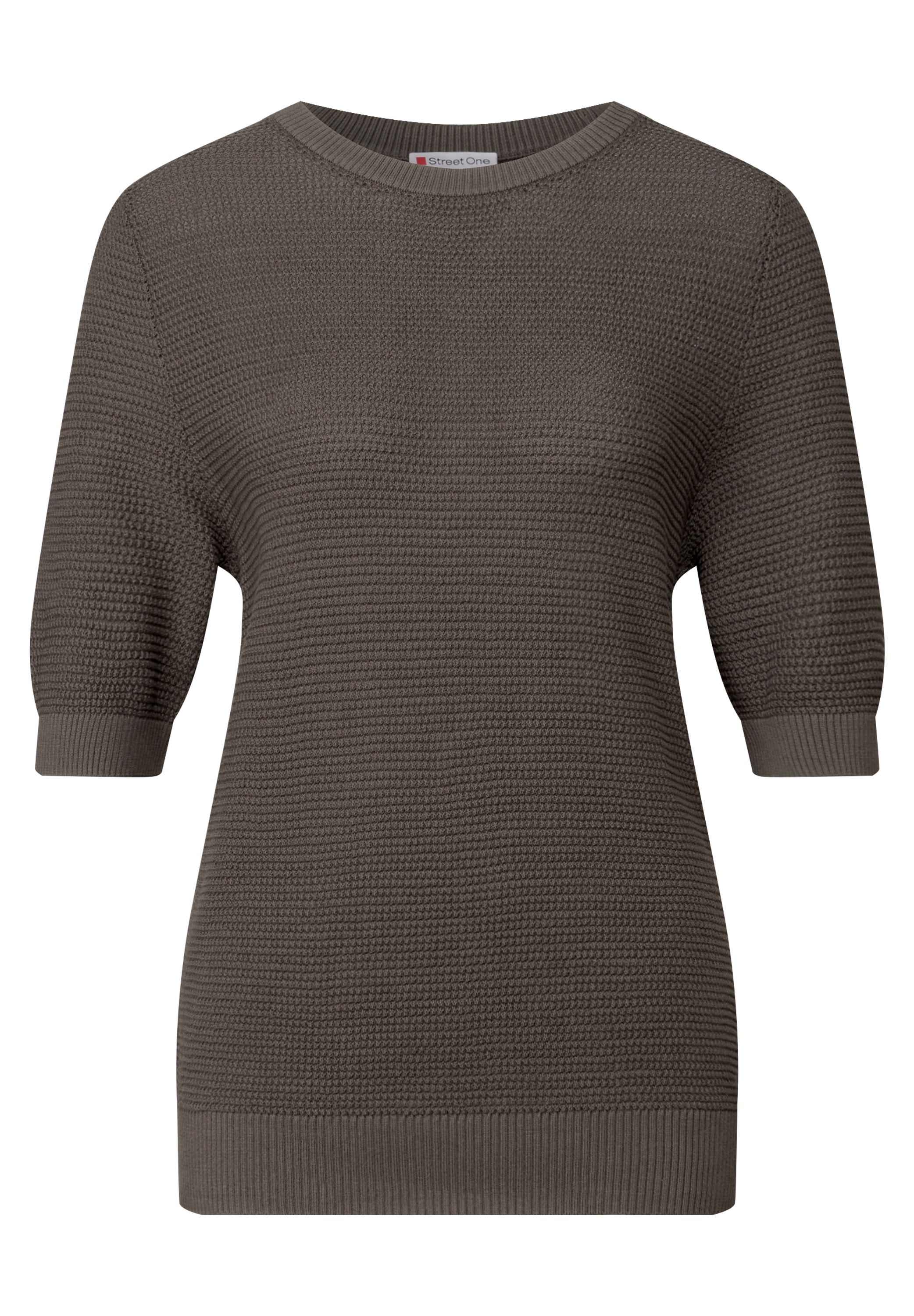 STREET ONE Kurzarmpullover, Feel Good Fit