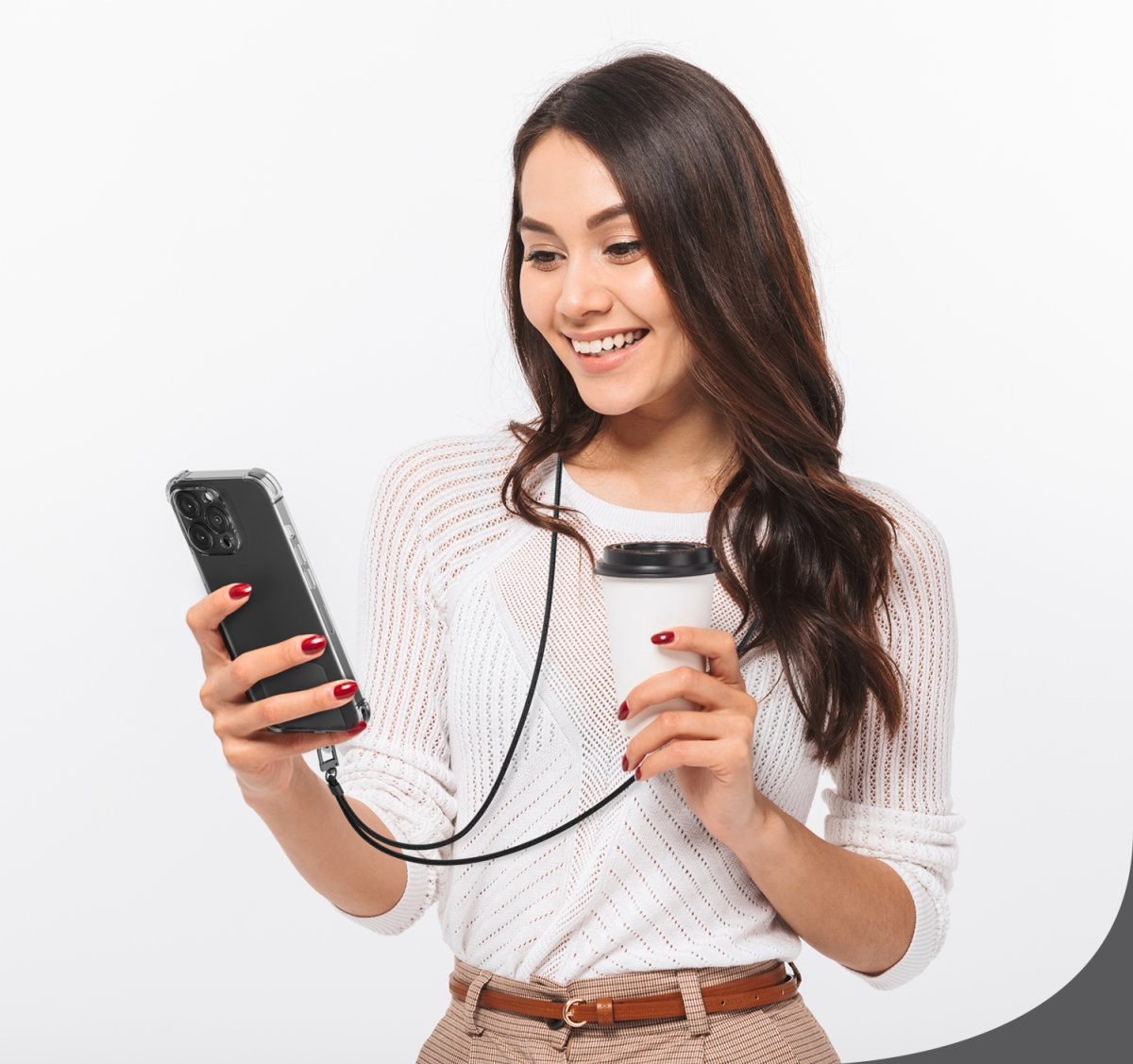 4smarts Smartphone-Tragegurt »Universal Necklace PhonoLace«