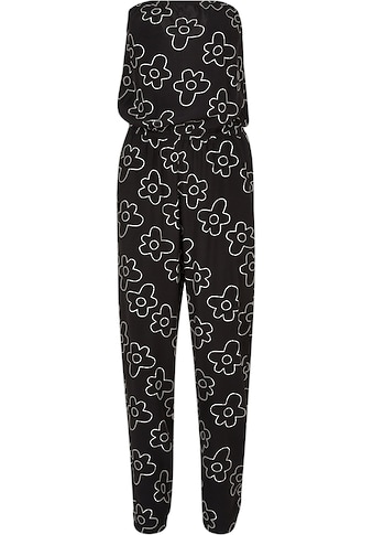 Jumpsuit »Urban Classics Damen Ladies Viscose Bandeau Jumpsuit«, (1 tlg.)