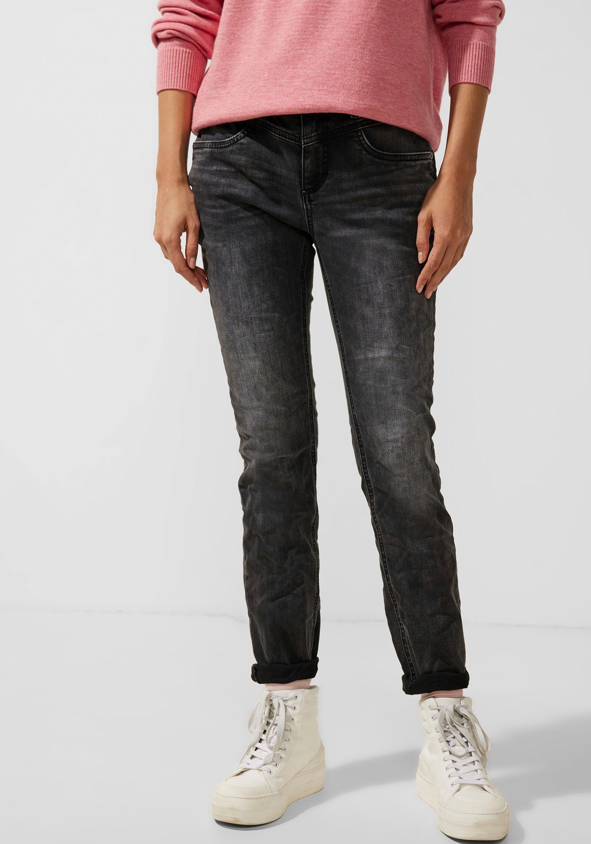 und BAUR mit ONE Passe STREET formgebender vorne High-waist-Jeans, hinten bestellen für |