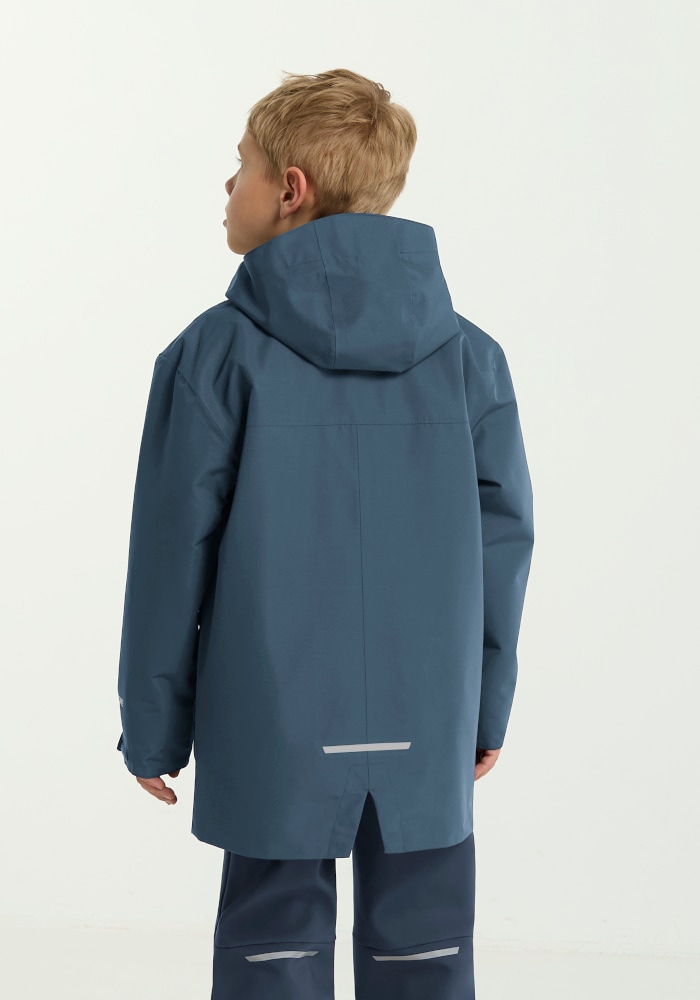 Jack Wolfskin 3-in-1-Funktionsjacke »3IN1 CANVEY KIDS« mit Kapuze 3-in-1 Kinderjacke, warm, wasserdicht