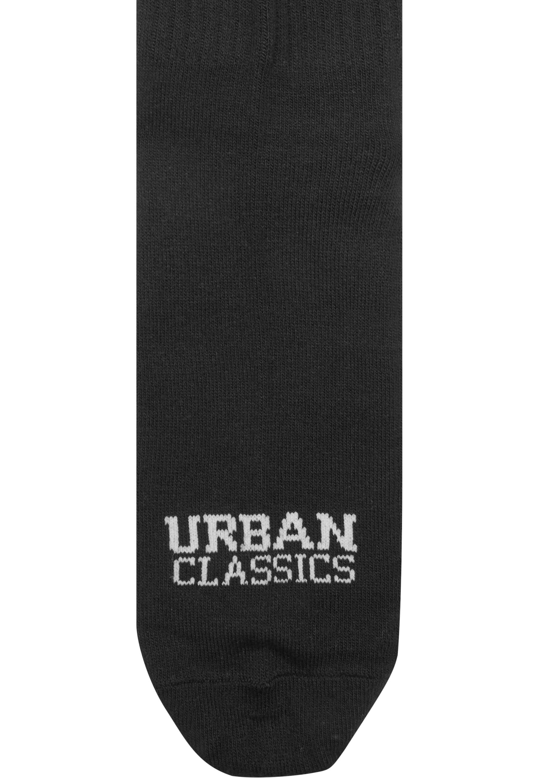 URBAN CLASSICS Basicsocken »Urban Classics Unisex Simple Flat Knit Socks 3-Pack«, (1 Paar)