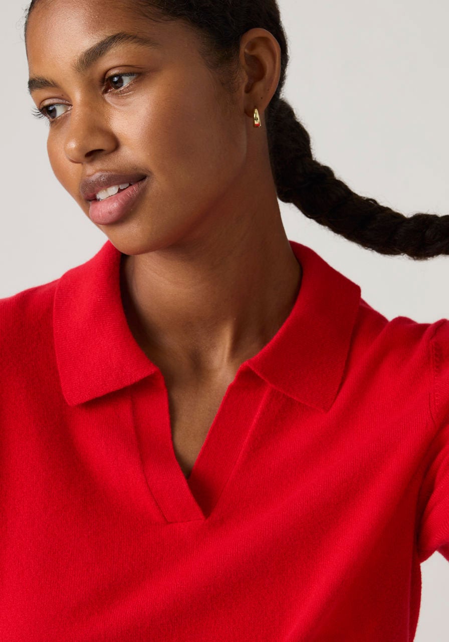 Levi's® Kurzarmpullover »SUPER SOFT POLO SWEATER«