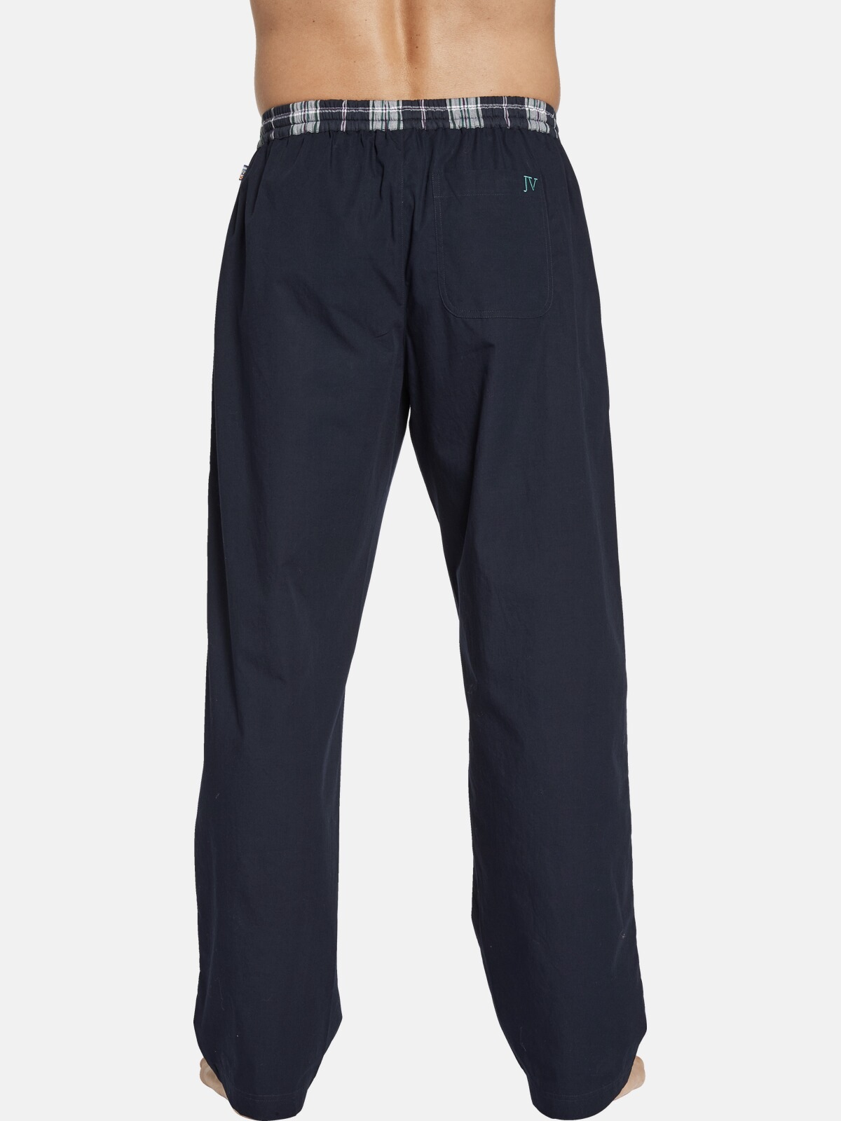 Jan Vanderstorm Pyjama »2er Pack Schlafhose RAWALD«, (2 tlg.), in kariert & unifarben