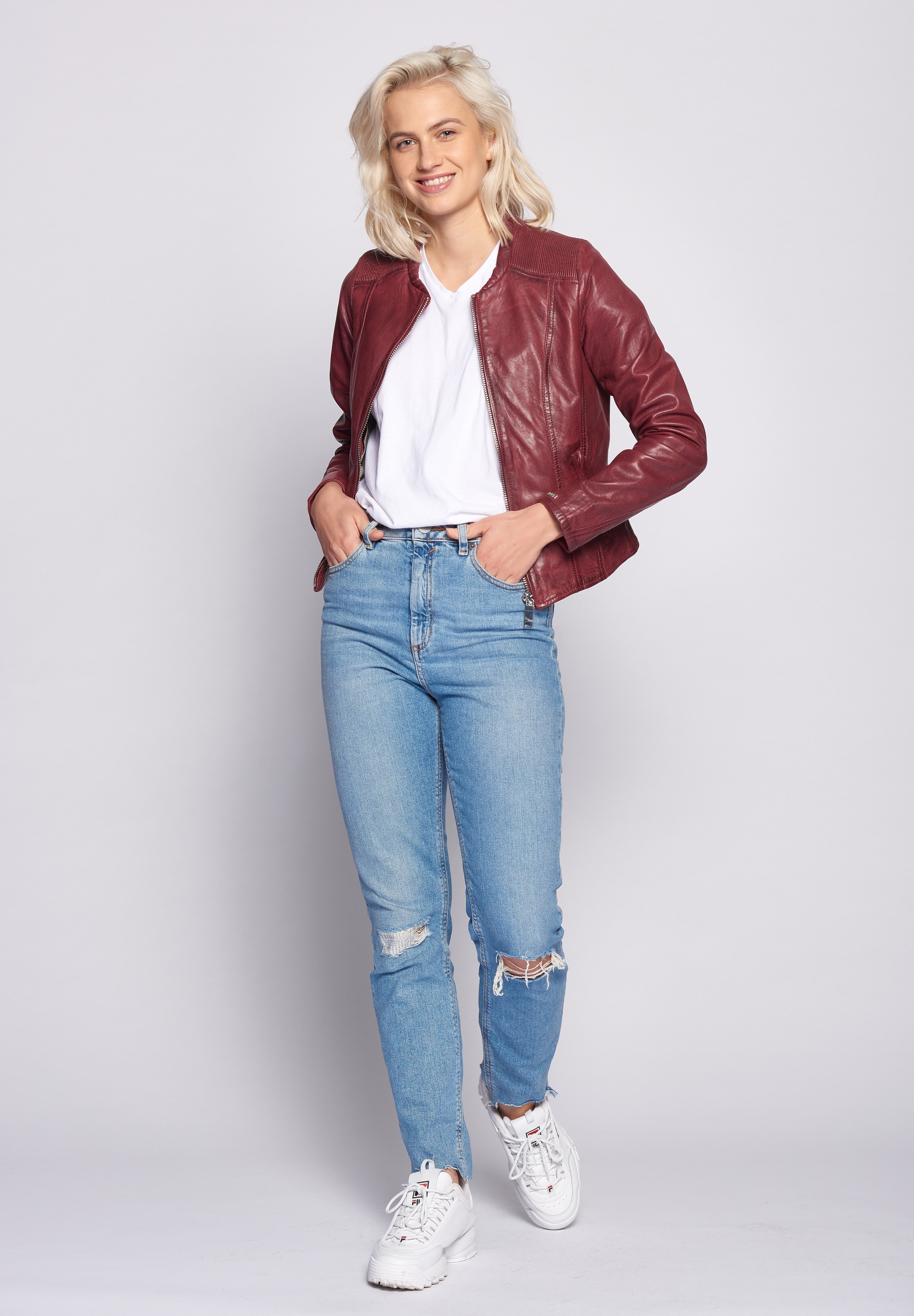 Maze Lederjacke »Smaragd«