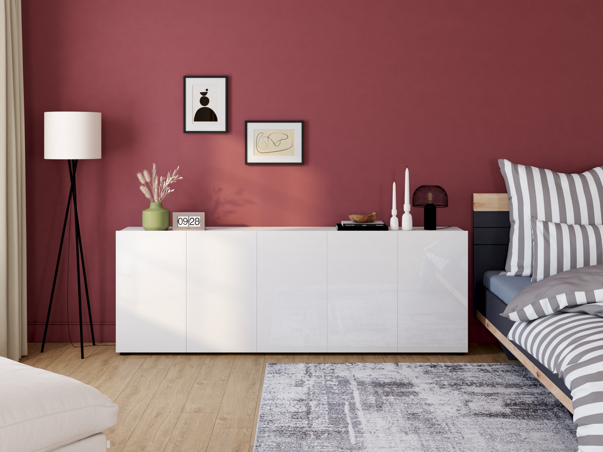 andas Wendebettwäsche »Greta« 2 tlg. Bettwäsche mit Streifen in verschiedenen Qualitäten, ab 135x200 cm