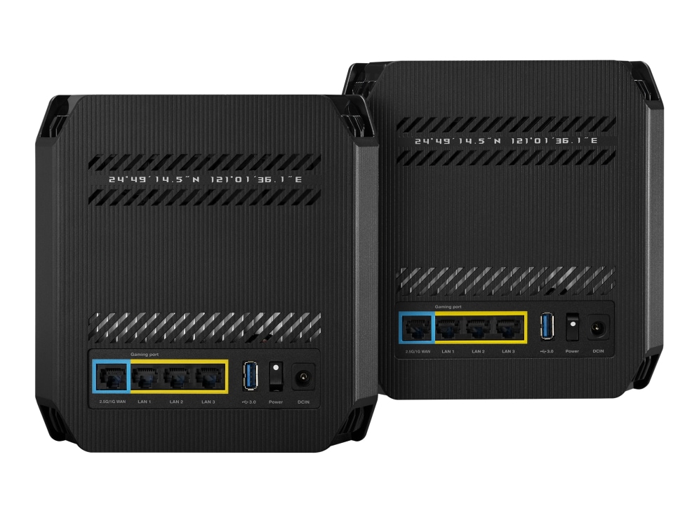 Asus WLAN-Router »Router Asus WiFi 6 AiMesh ROG Rapture GT6 AX10000 (2er Set)«, (Set, 2 St., 2er Set)