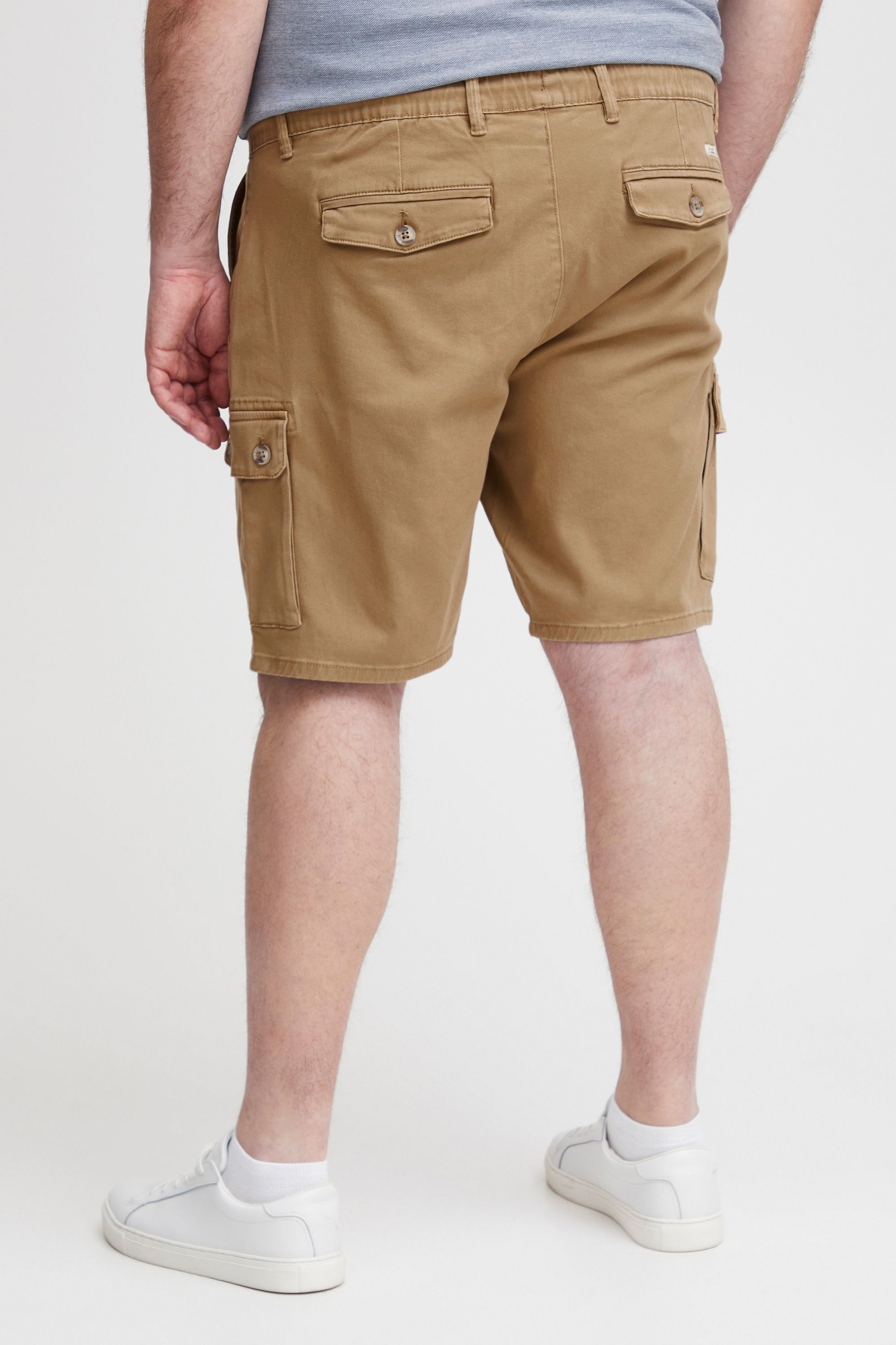 Cargoshorts BLEND "Cargoshorts BHBSiello", Herren, Gr. 5 XL, N-Gr, beige (beige braun), Obermaterial: 98% Baumwolle CO. 2% Elasthan EL., Hosen 6