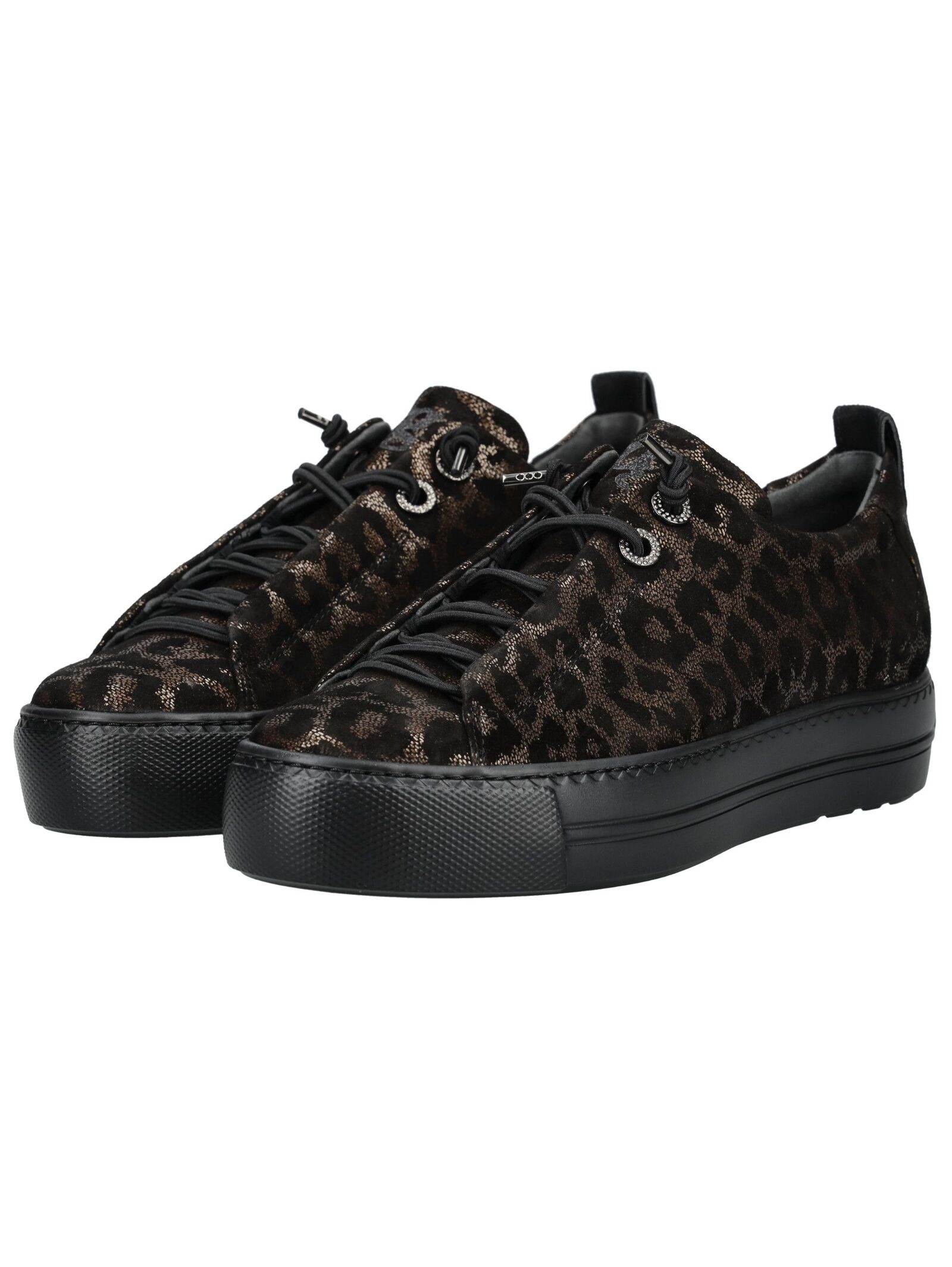 Sneaker PAUL GREEN "Paul Green Sneaker Leder", Damen, Gr. 40, schwarz, Leder, Schuhe Sneaker 3