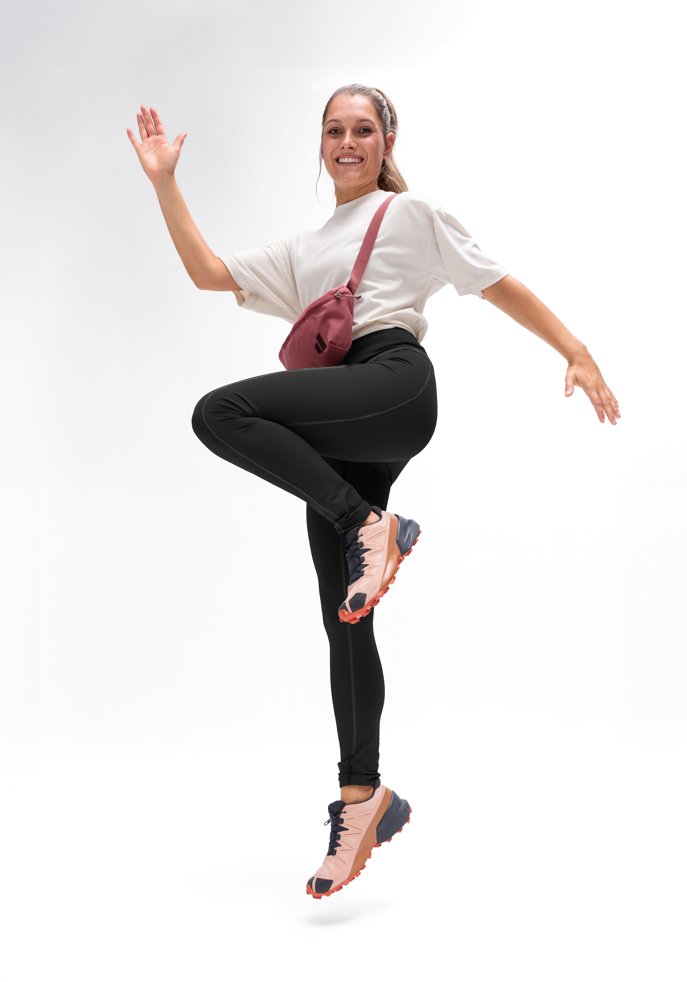 Maier Sports Funktionsleggings »Da-Tight el. MS FAV Long Tight W«  für Wandern und aktive Unternehmungen, bequeme Passform