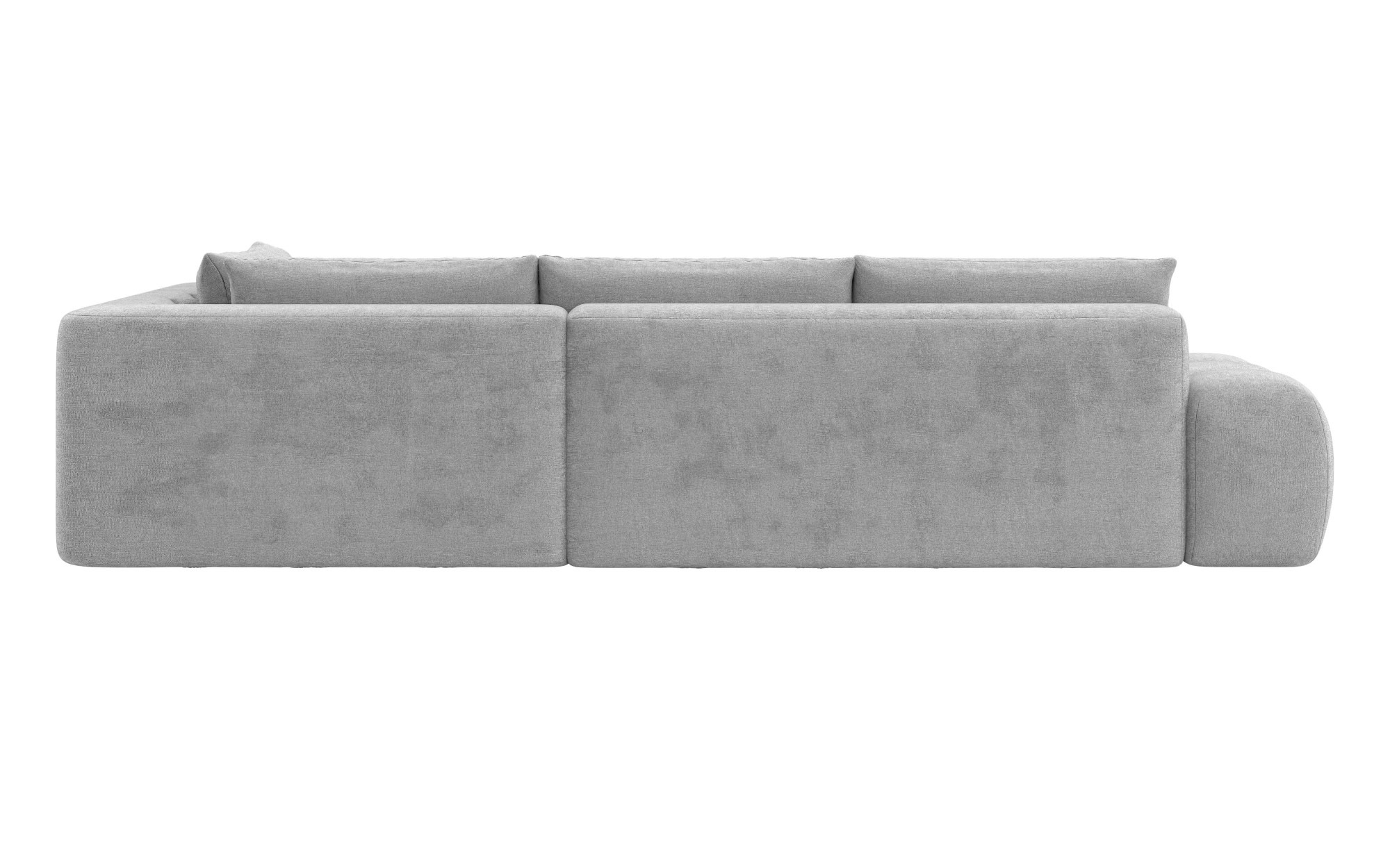 INOSIGN Ecksofa »AZITA klein, L-Form, elegant und bequem Designsofa«, lose Rückenkissen, traumhafte Steppung, Maße B/T/H: 296/176,5/89 cm