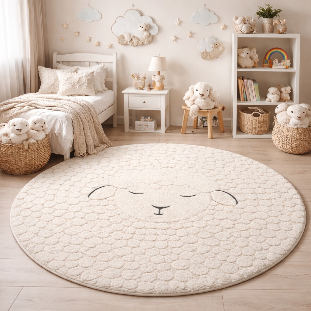 the carpet Teppich "Elisa Kids" rund 12 mm Höhe Kids Kinderzimmer Teppich strapazierfähig und pflegleicht