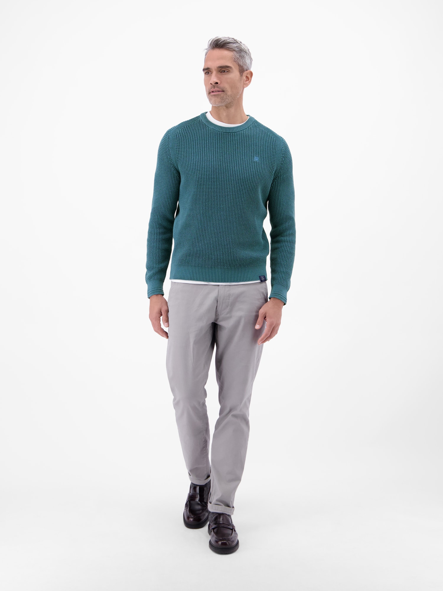 LERROS Strickpullover »Herren Crewneck-Stricker in Strukturqualität«