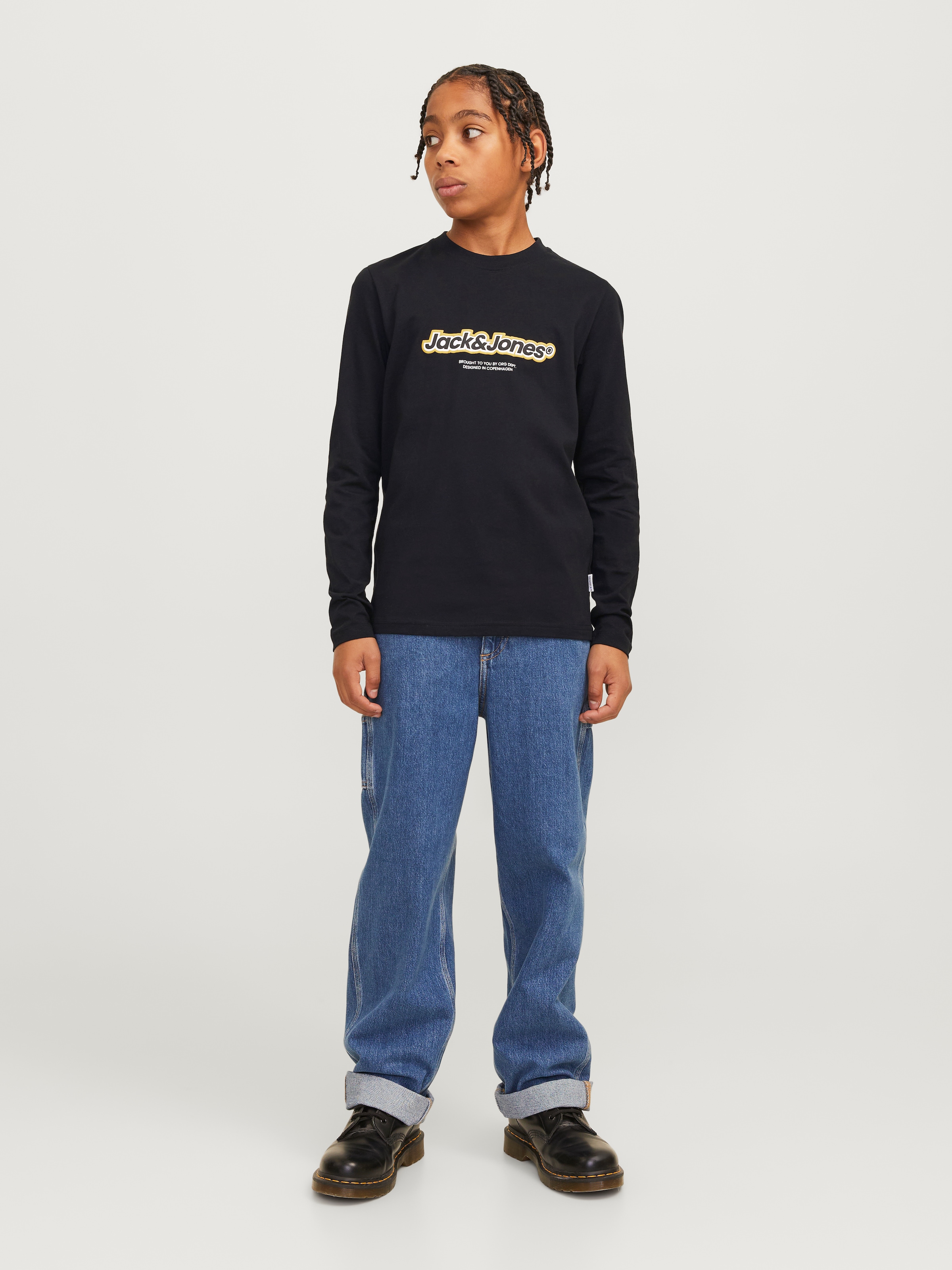 Jack & Jones Junior Langarmshirt »JORVESTERBRO NEWTON BRNDG TEE LS BF JNR«