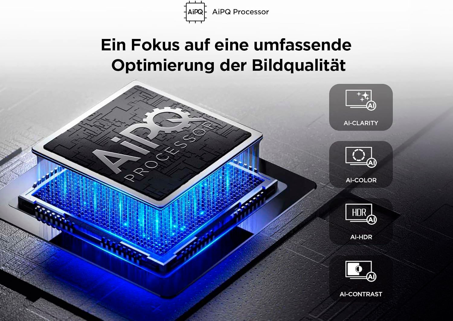 TCL LED-Fernseher »55V6CX2«, 4K Ultra HD, Smart-TV-Google TV, 4K HDR, Multi-HDR, Dolby Vision, Game Master, Smart TV, Apple TV, AiPQ