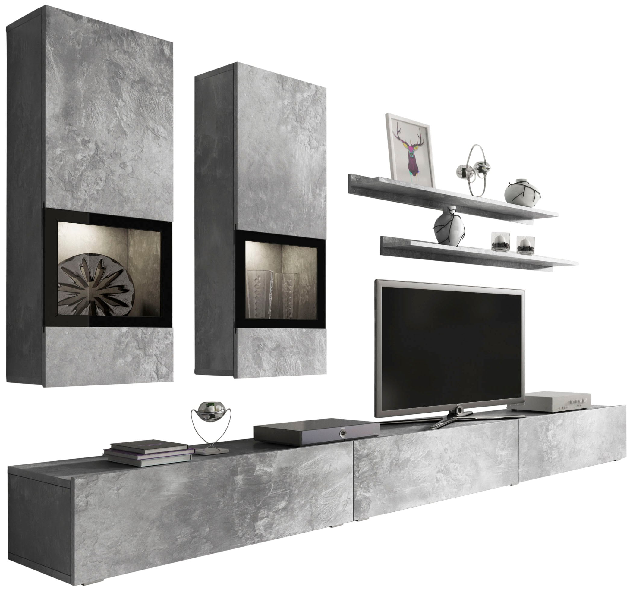 OTTO home Wohnwand "Baros" Set, 6 Stk. tlg.