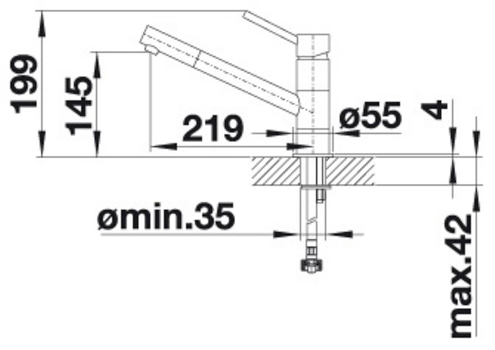 Blanco Küchenarmatur »KANO« mit leichtgängiger Keramikkartusche